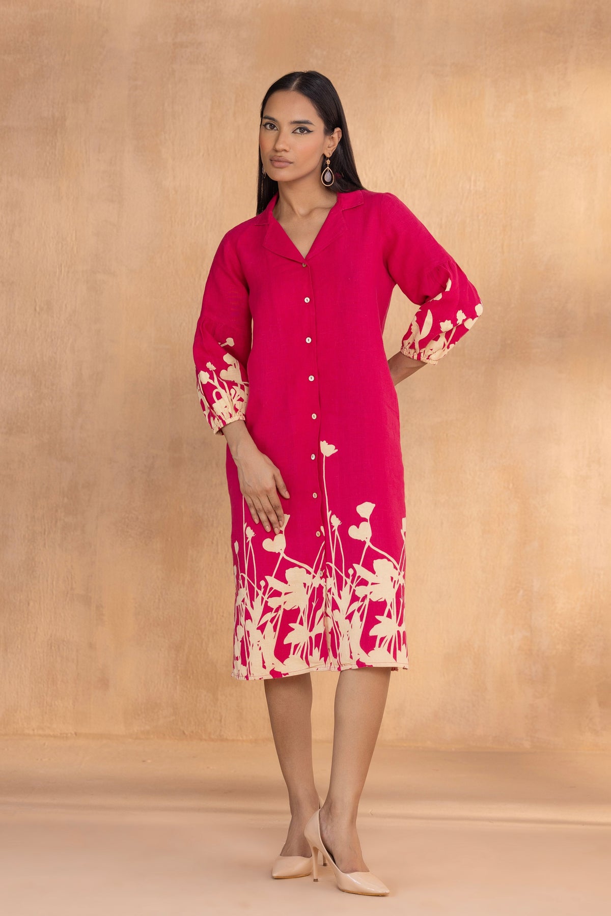 Floral Ballet Pink Dress