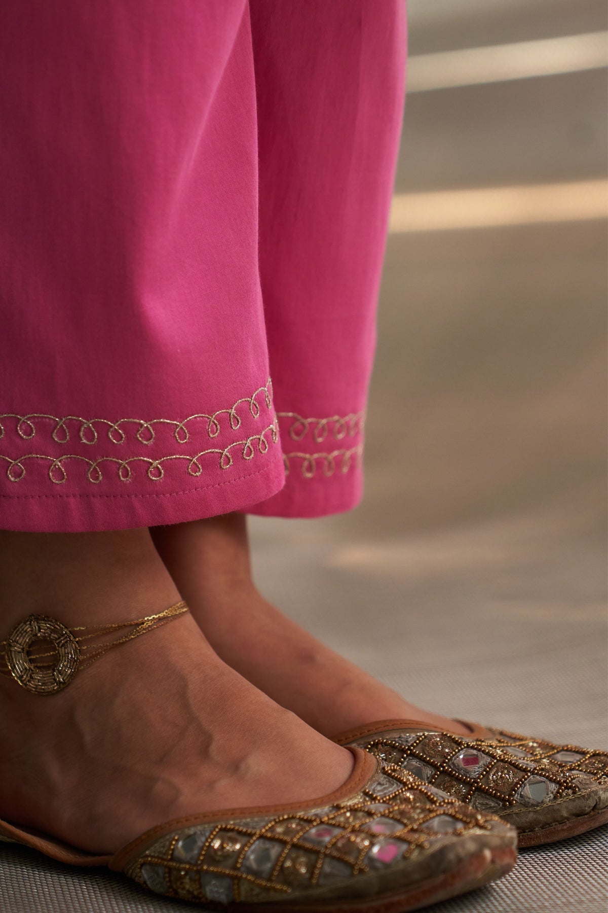 Vibrant Gathered Kurta Set