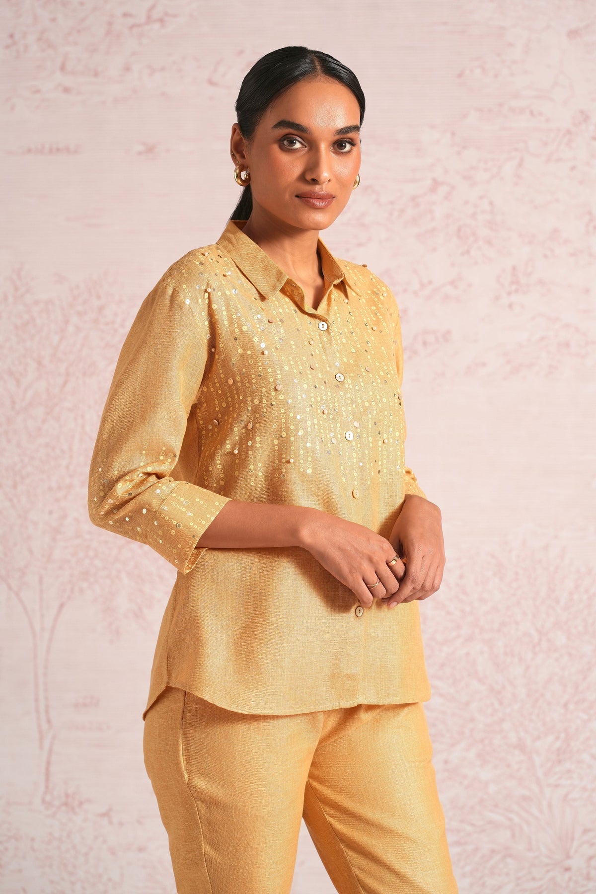 Strings Cashew Shirt
