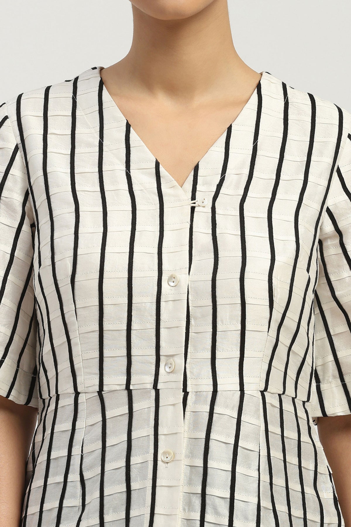 Pleat & Tape Top