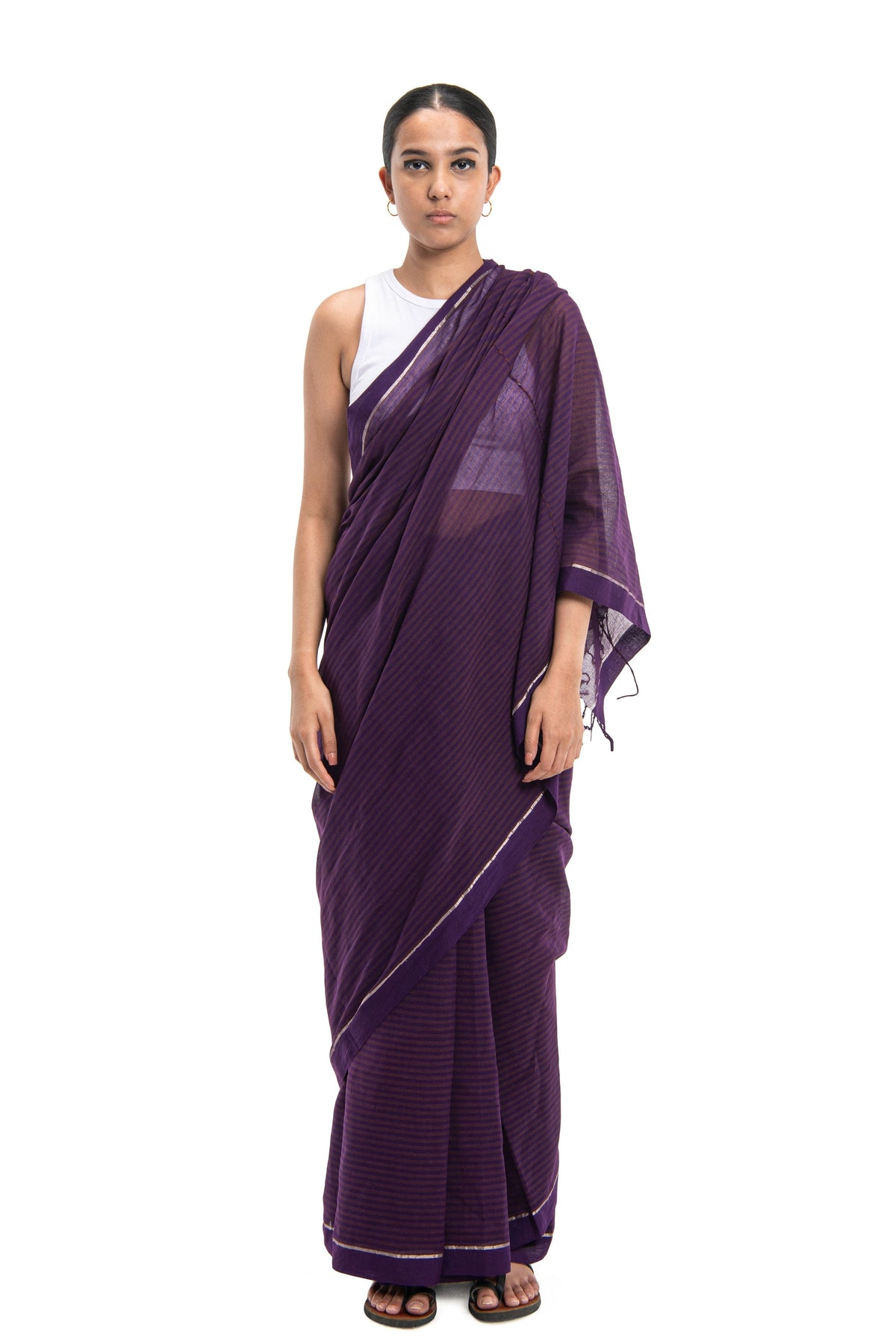 Aadya Purple Saree