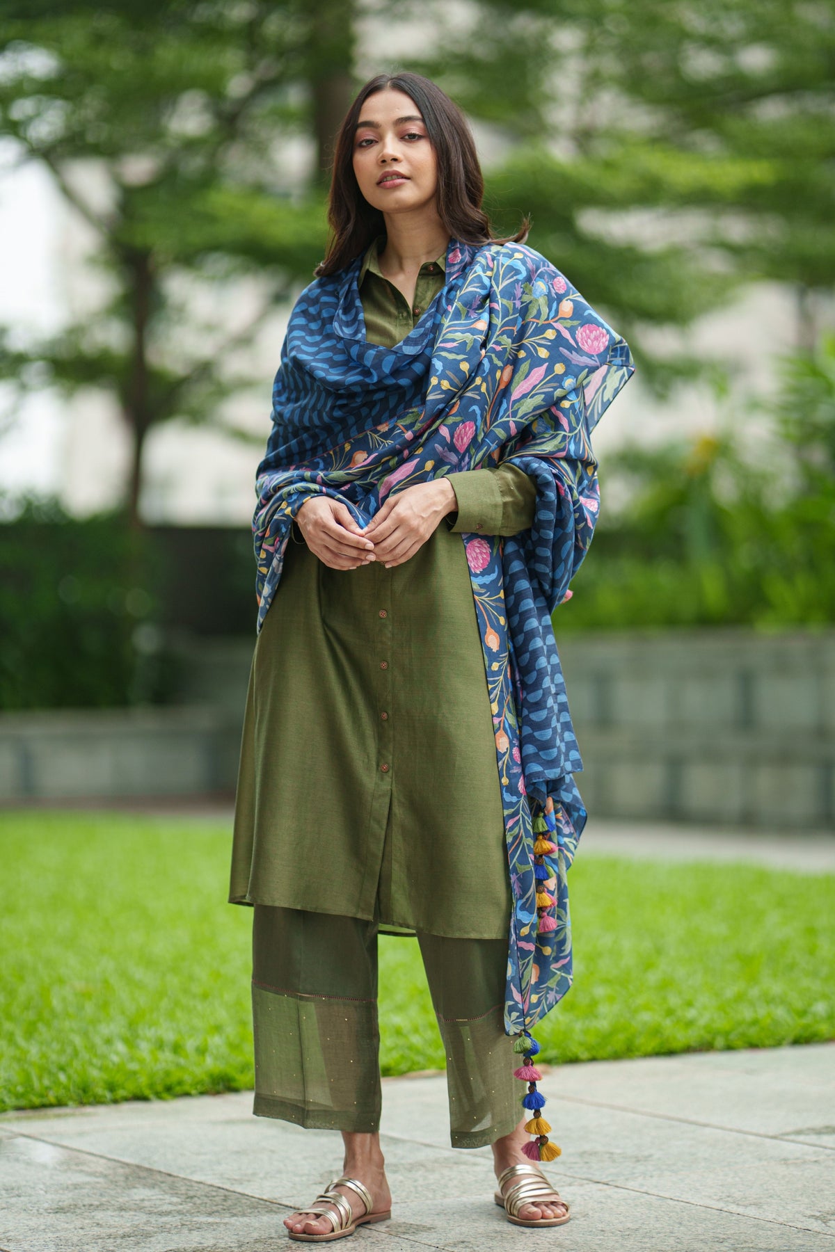 Lavender Kurta Set