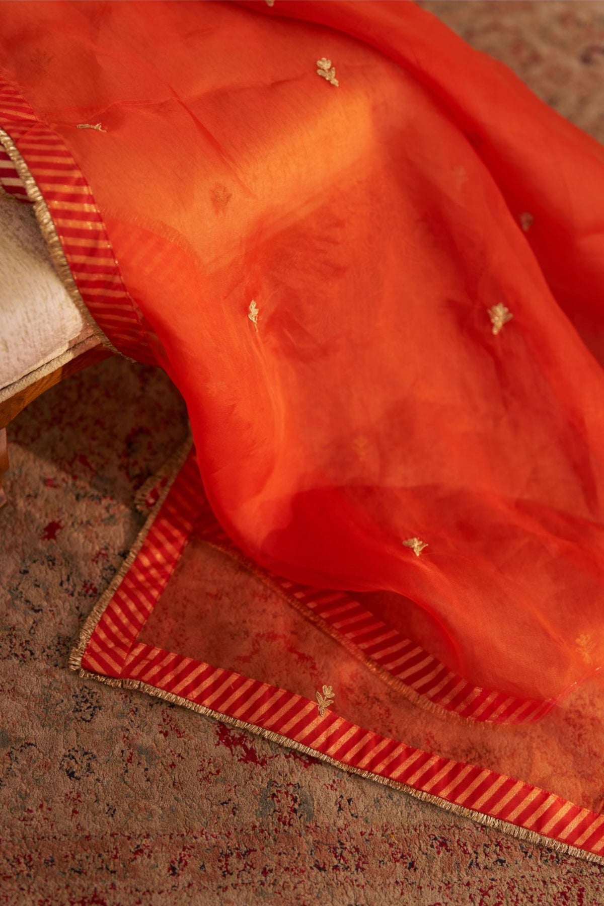 Burnt Orange Salwar Set