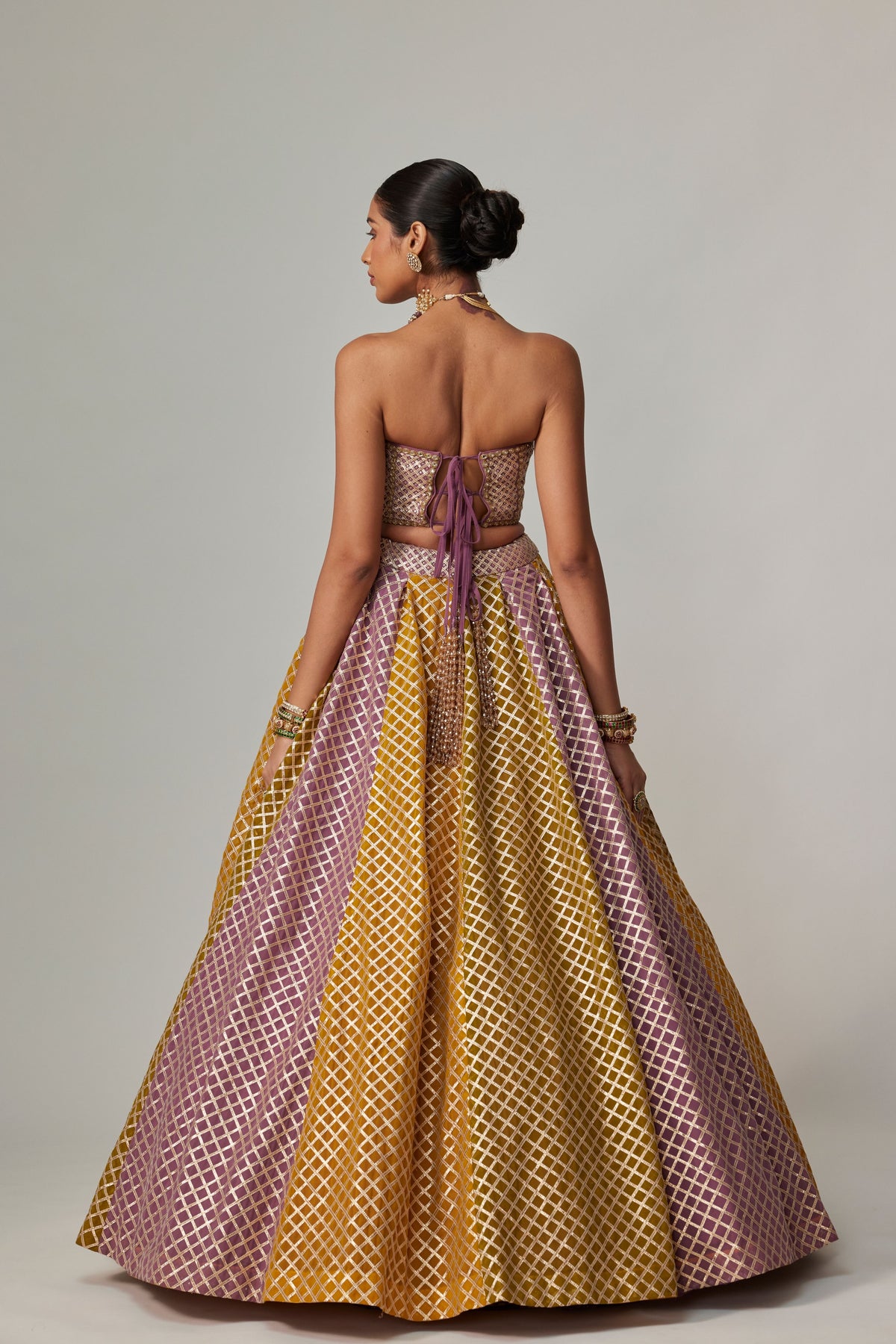 Mustard Multicolor Lehenga Set
