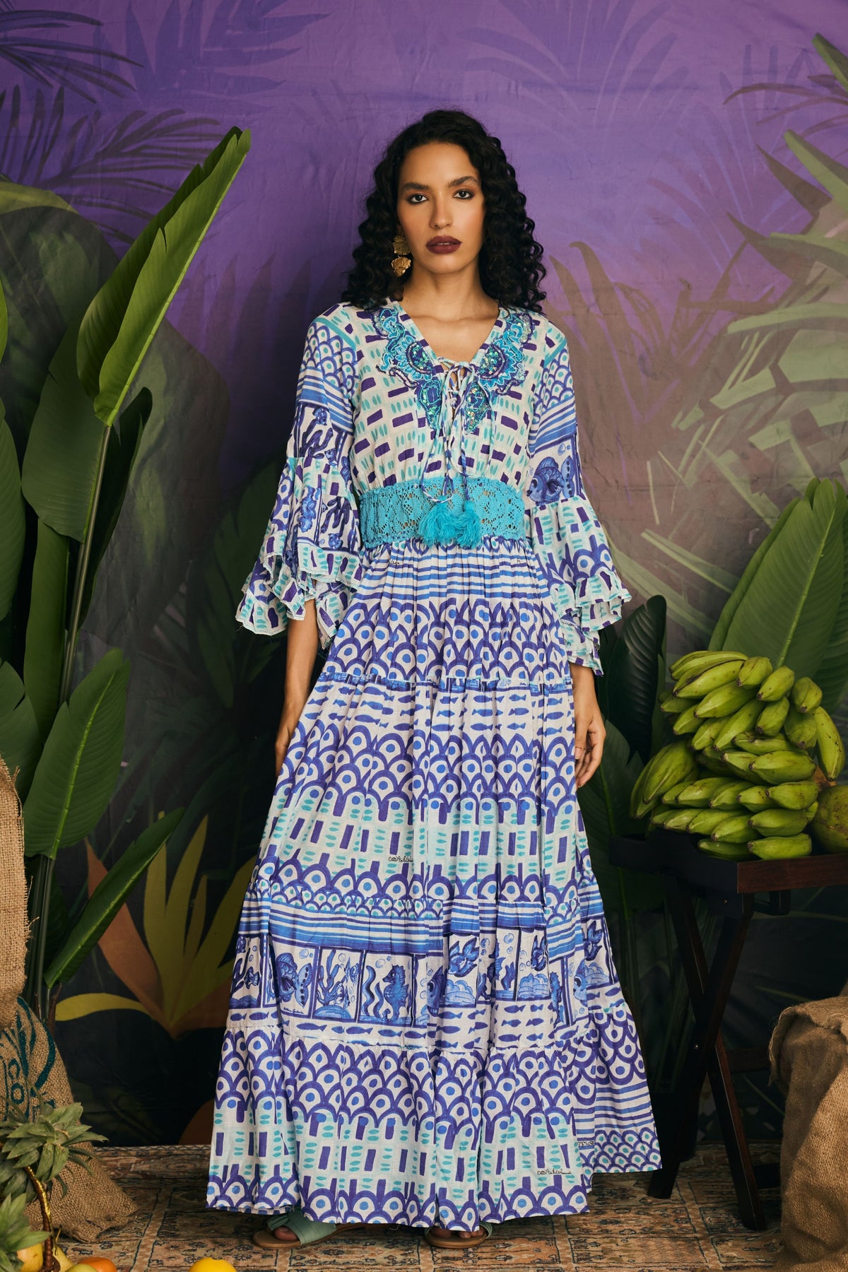 Fringes Laces Dress