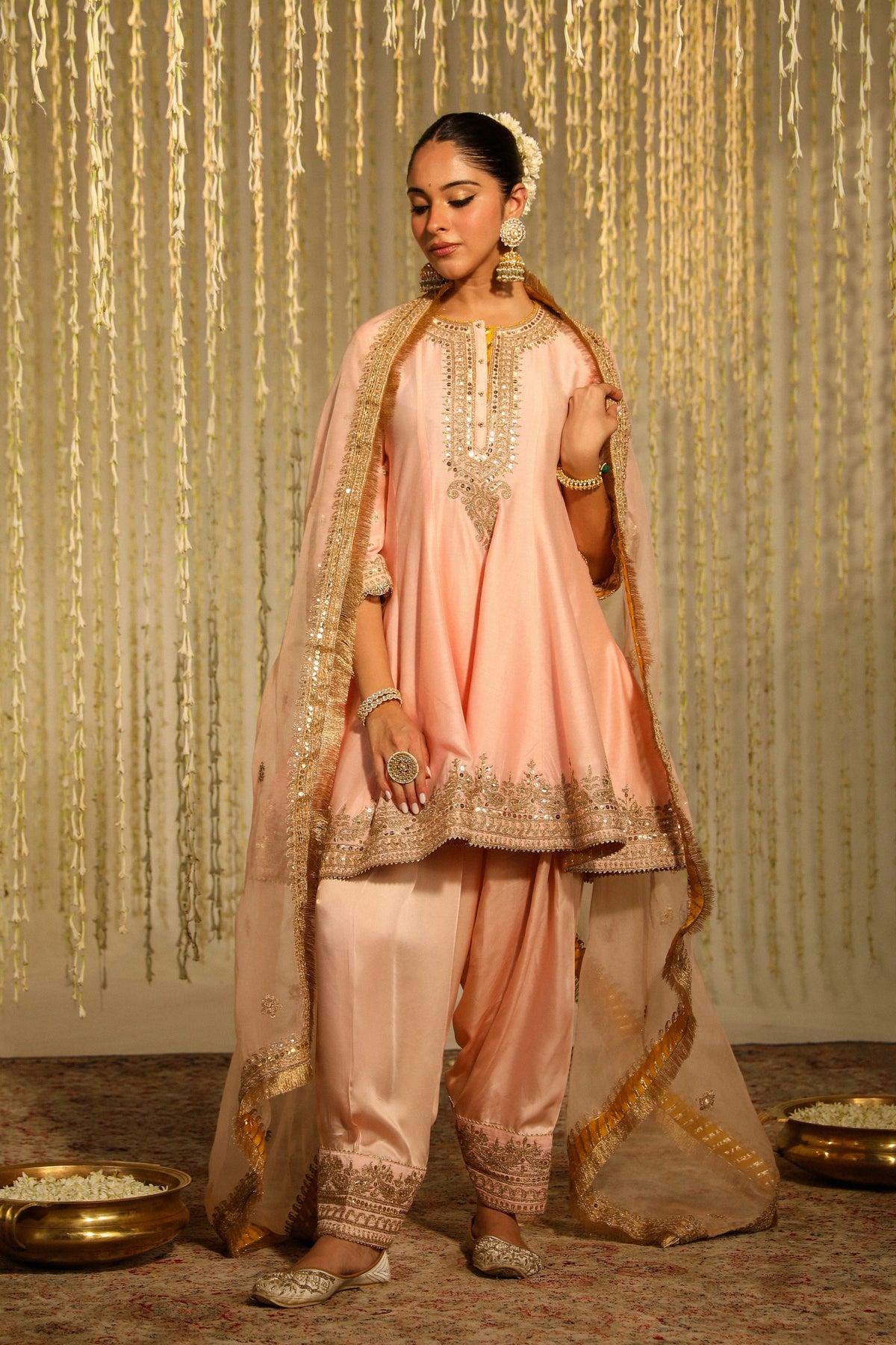 Warizah Rose Pink Salwar Set