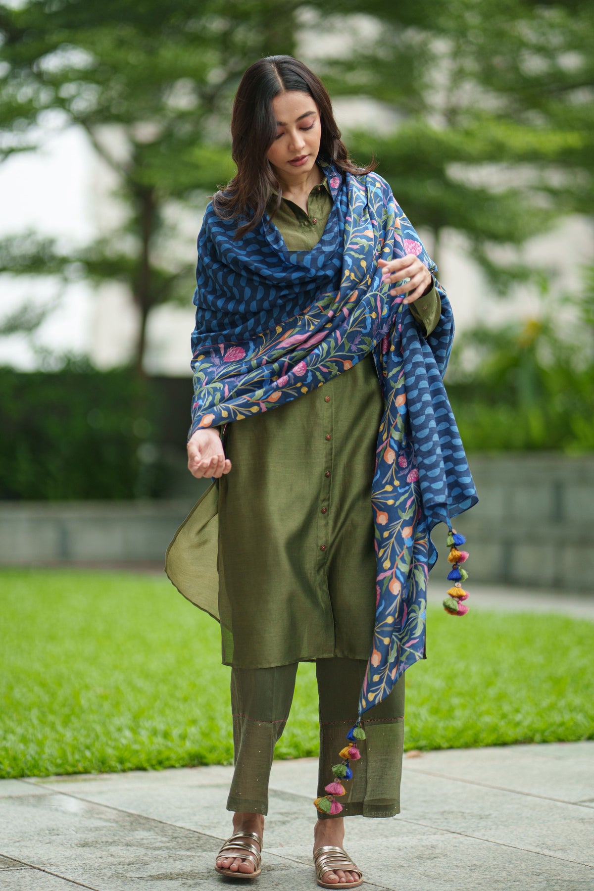 Lavender Kurta Set