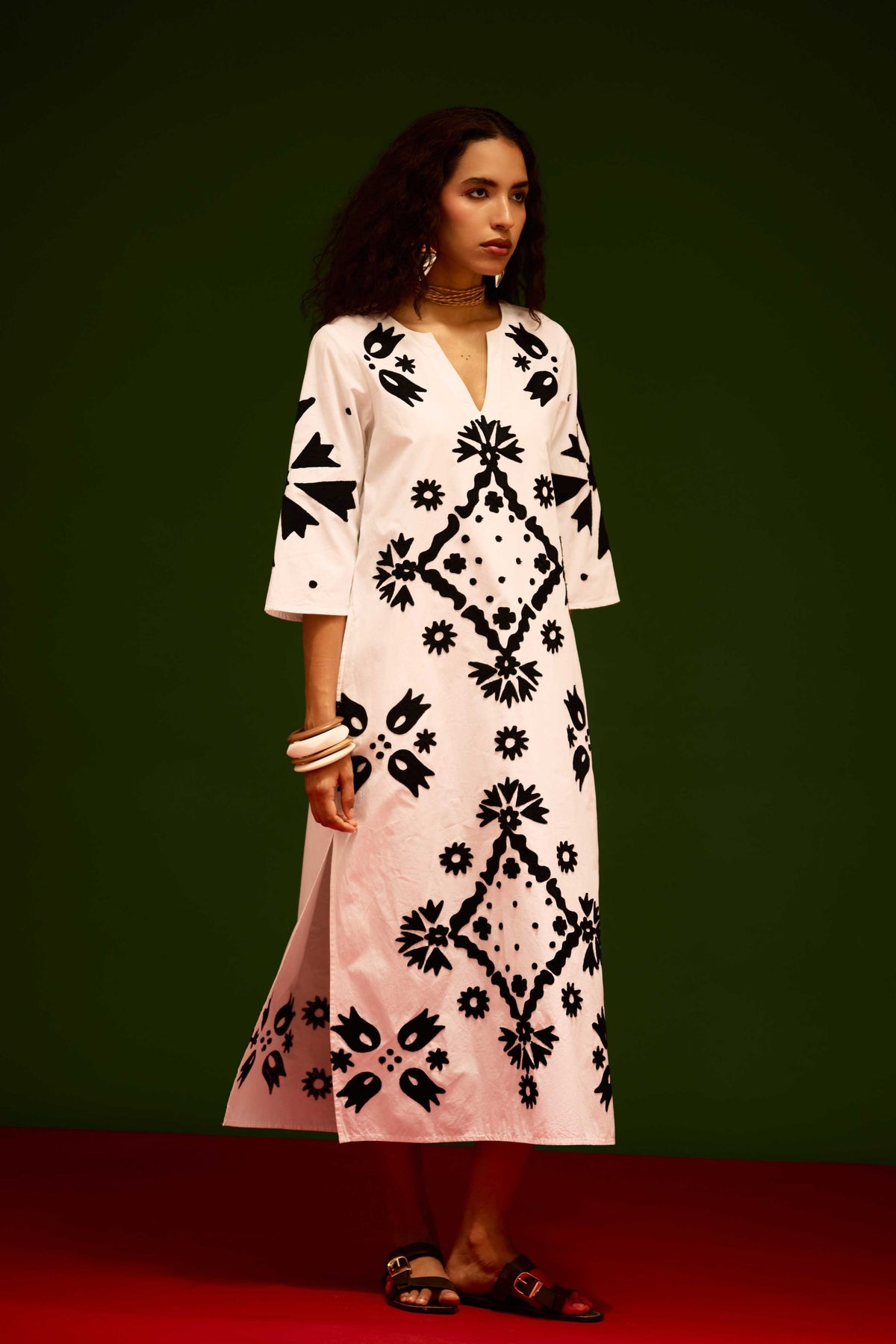 Ivory Sitara Maxi Dress