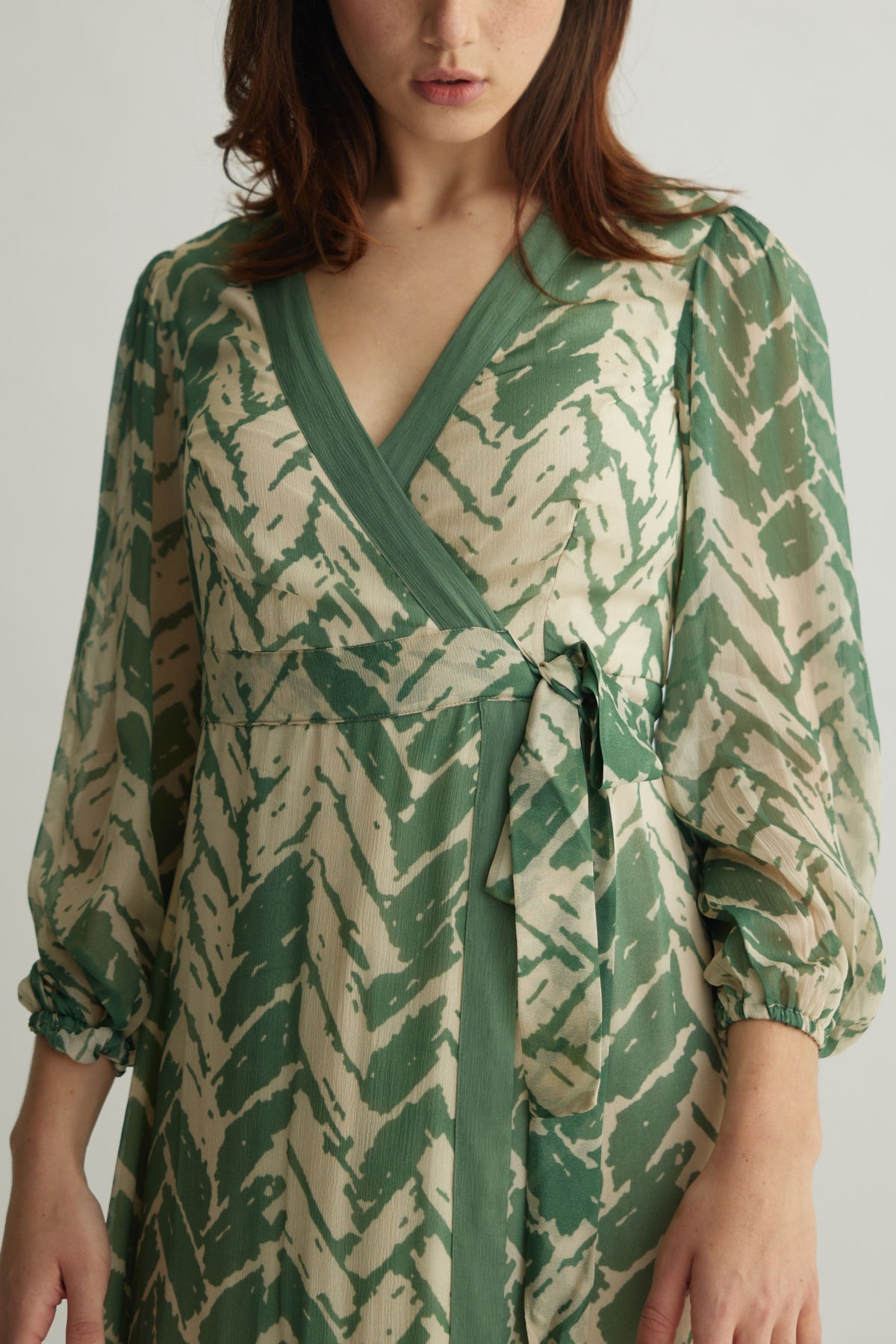 Mint Chevron Dress