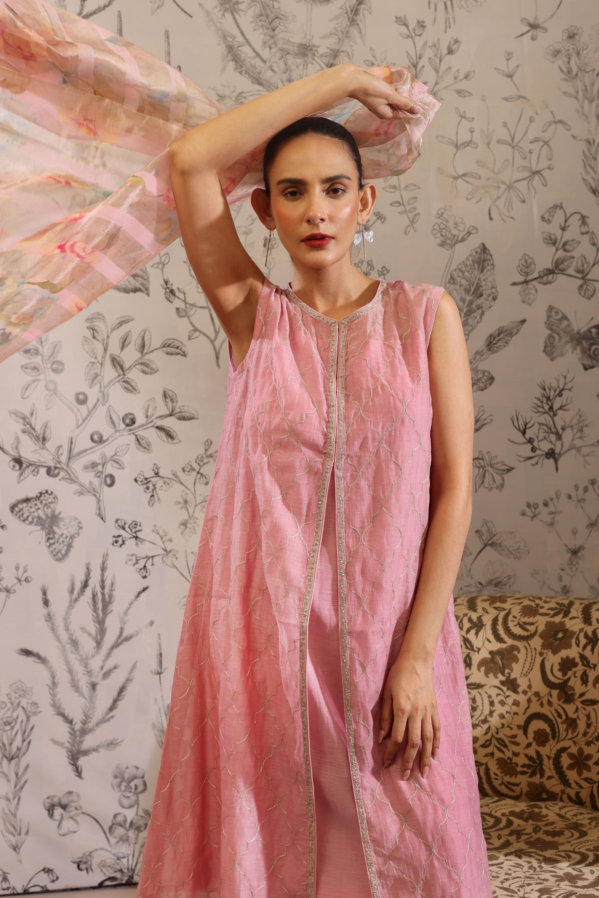 Makaranda Pink Kurta Set