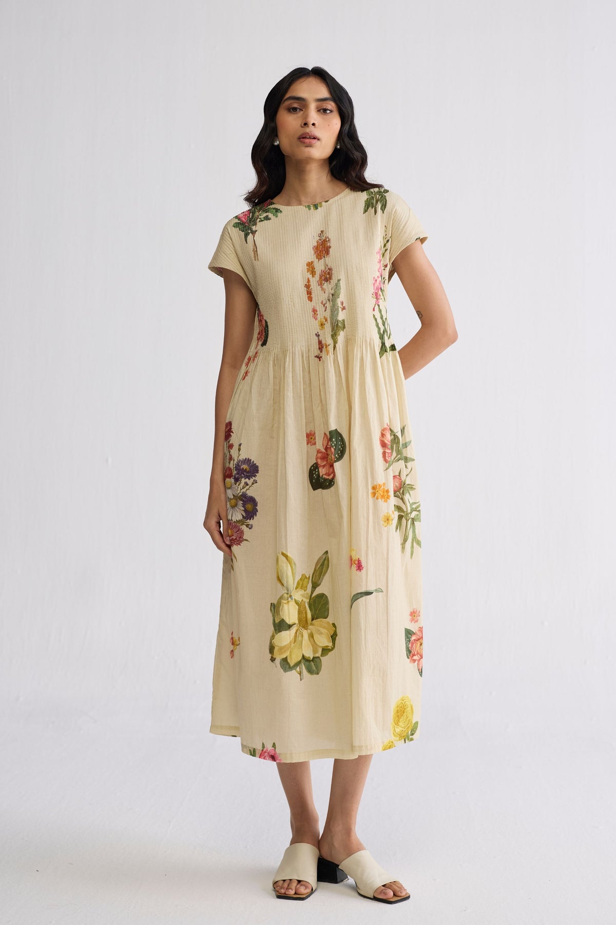 Primavera Pintucks Dress