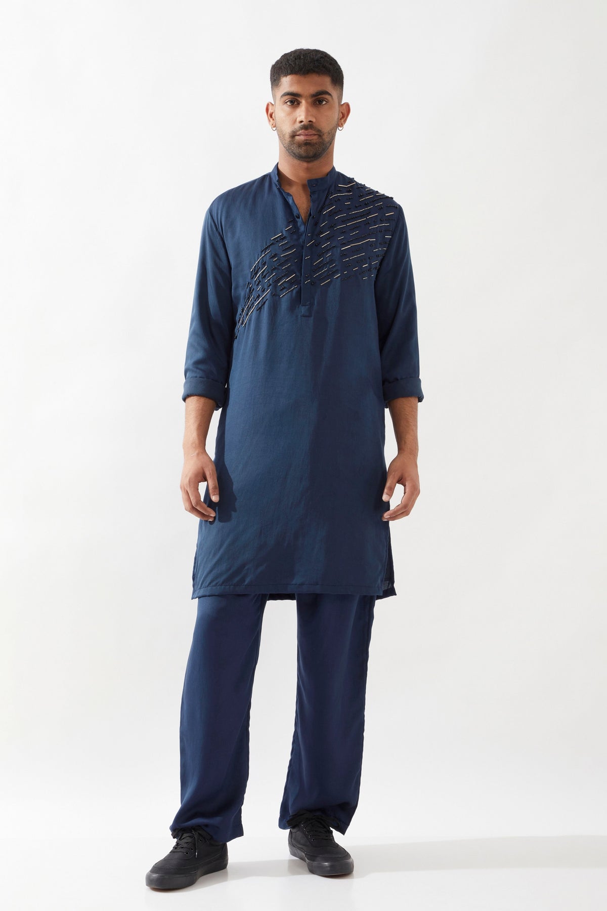 Wynn Navy Kurta Set