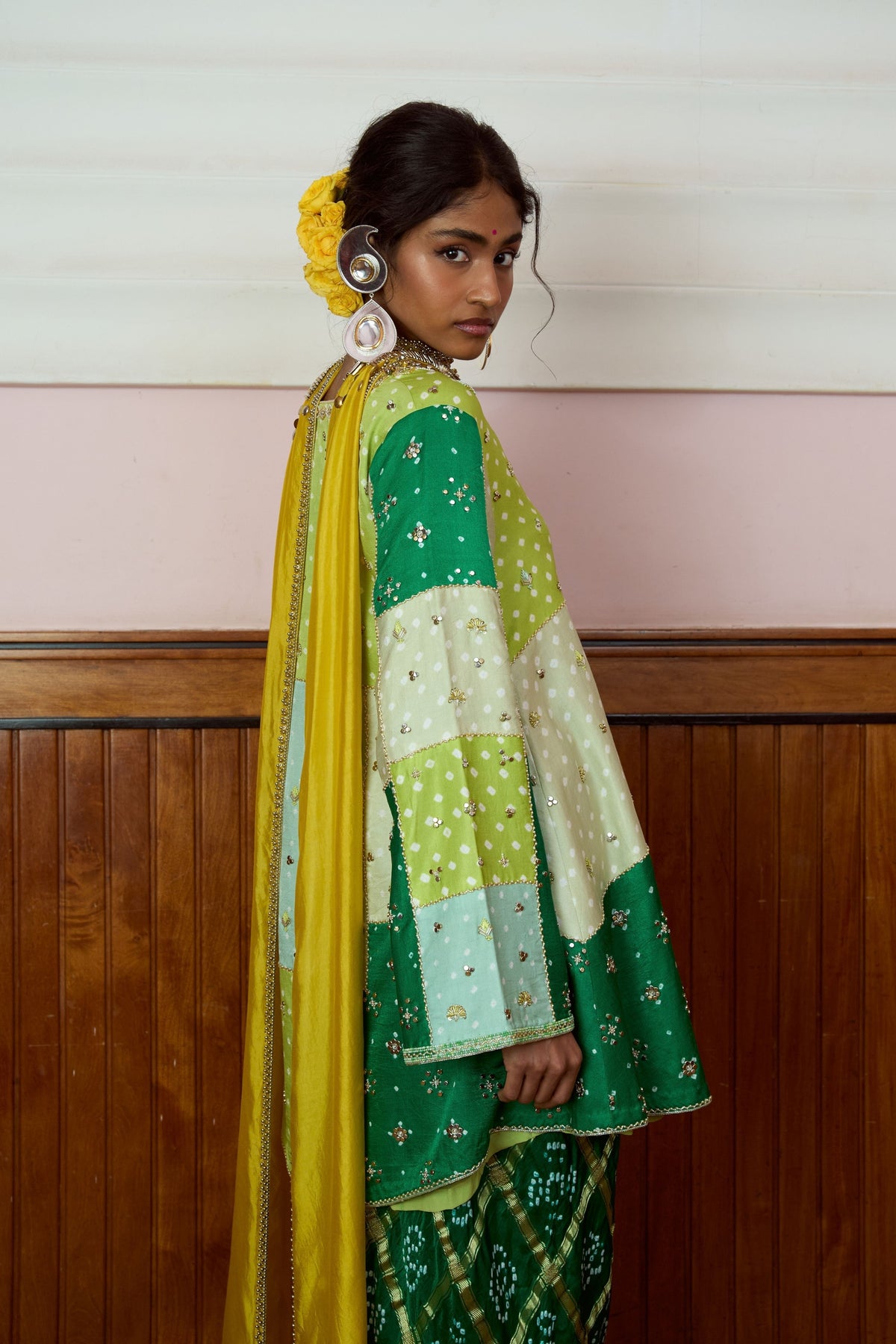 Maya Emerald Green Kurta Set