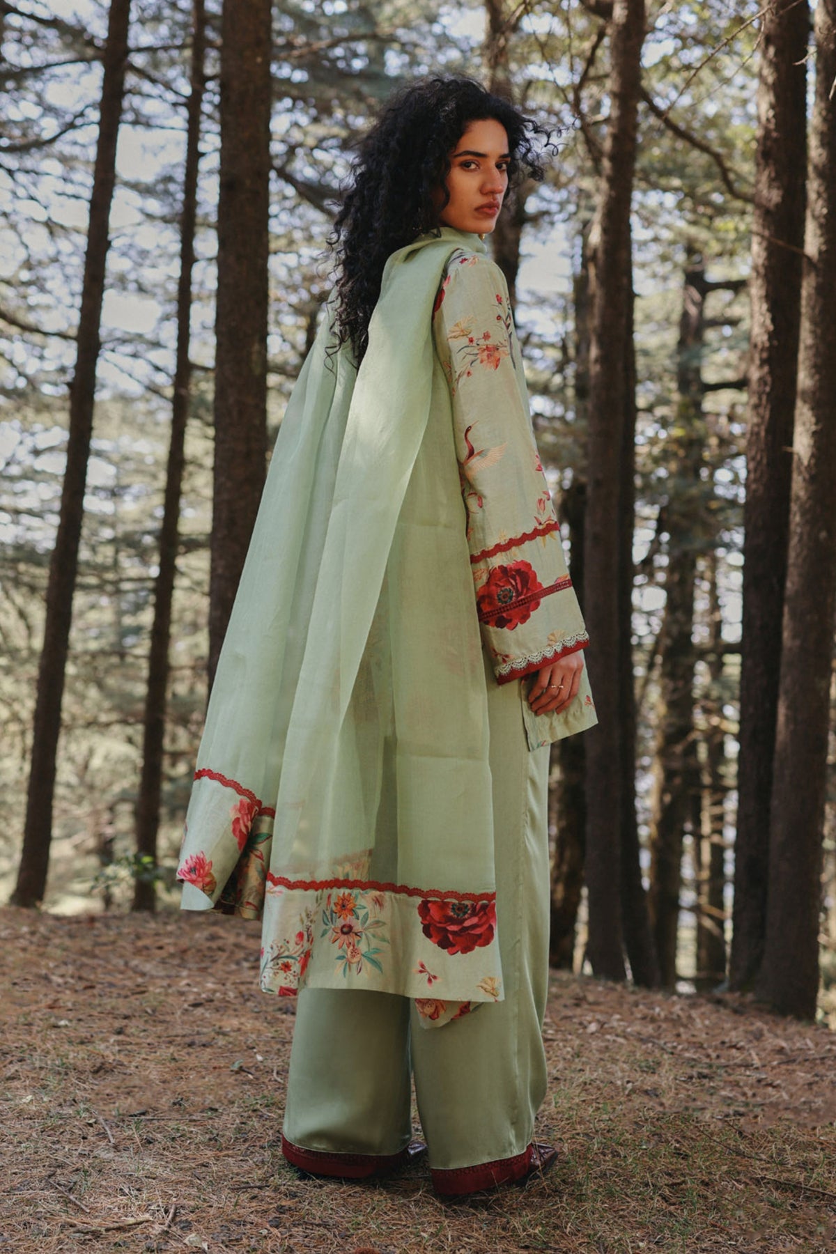 Mint Murmur Kurta Set