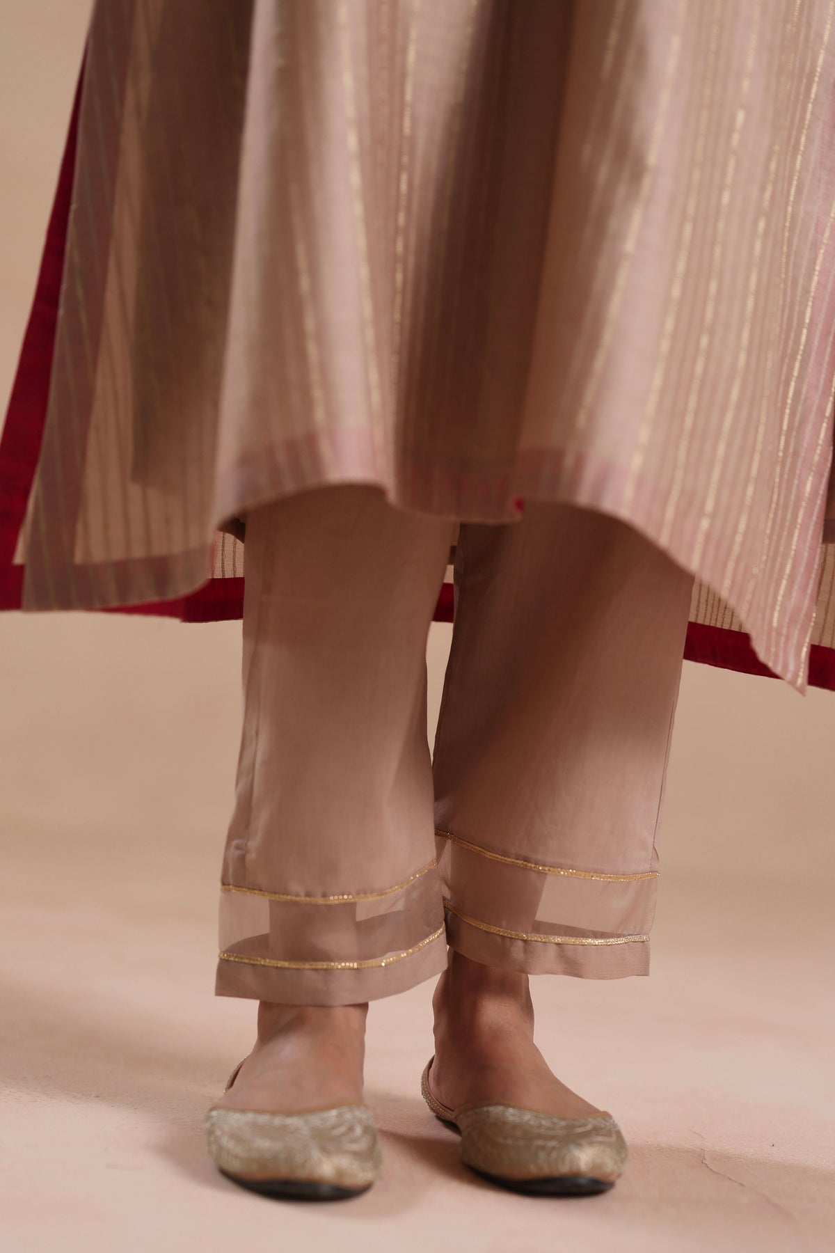 Sidra Beige Kurta Set