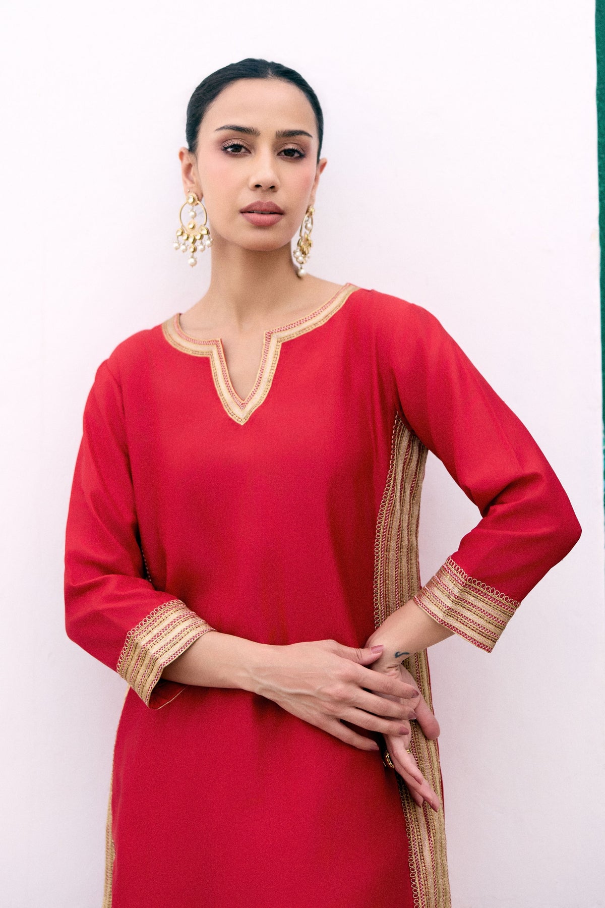 Crimson Tunic Set