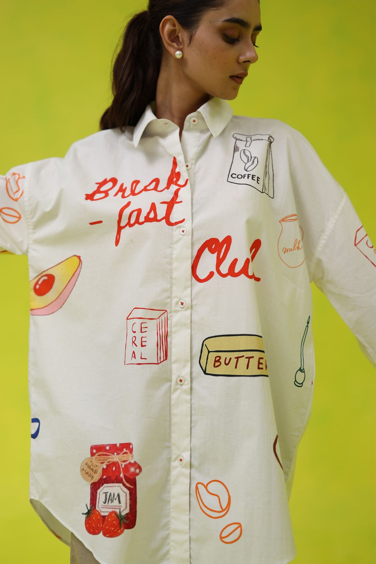 Breakfast Club  Oversized Shirt