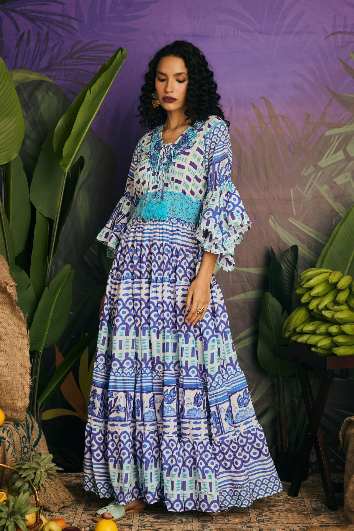 Fringes Laces Dress