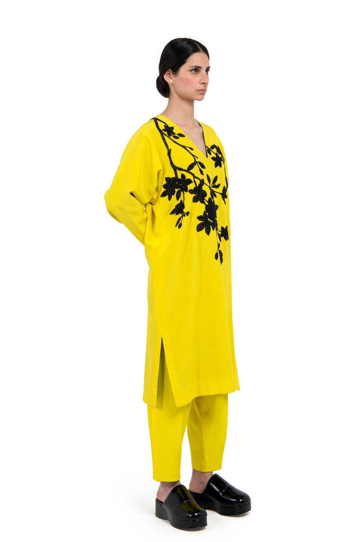 Furano &amp; Yui Lime Kurta Set