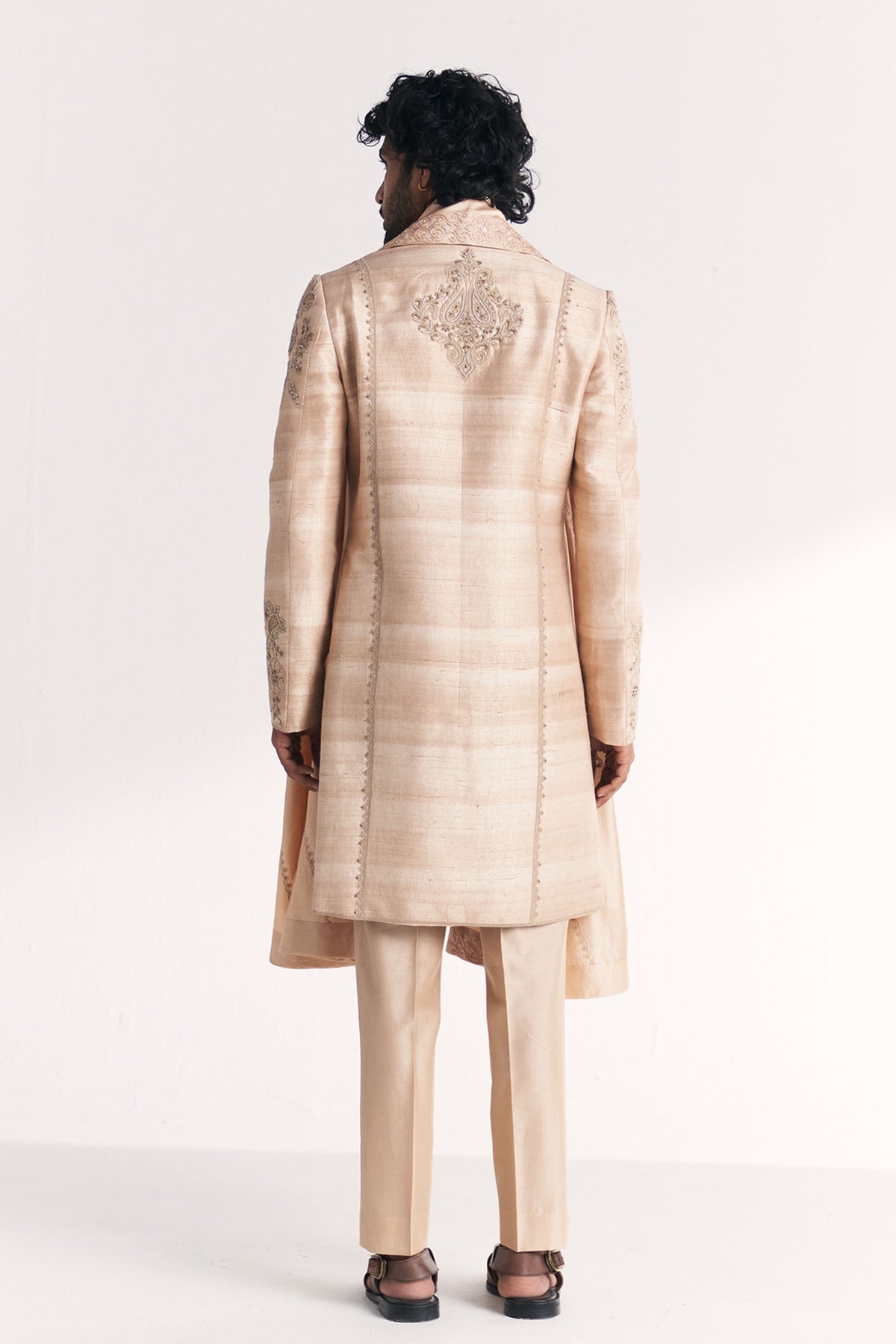 Utsav Ivory Achkan Set