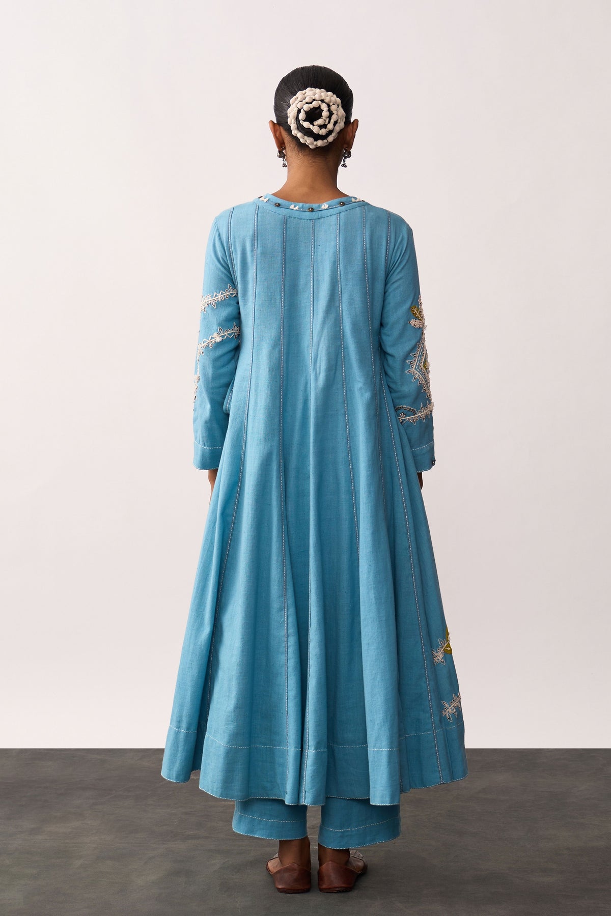Hansa Blue Kurta With Pants