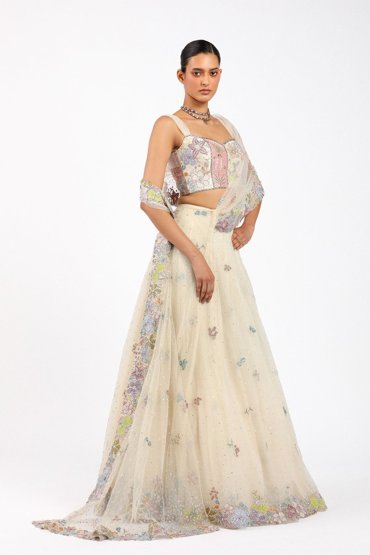Azalee Draped Lehenga Set