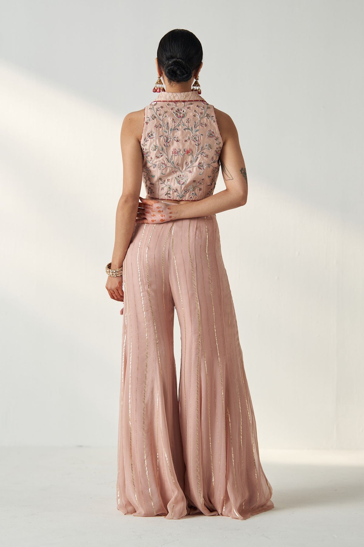 Ridhi Blush Pink Sharara Set