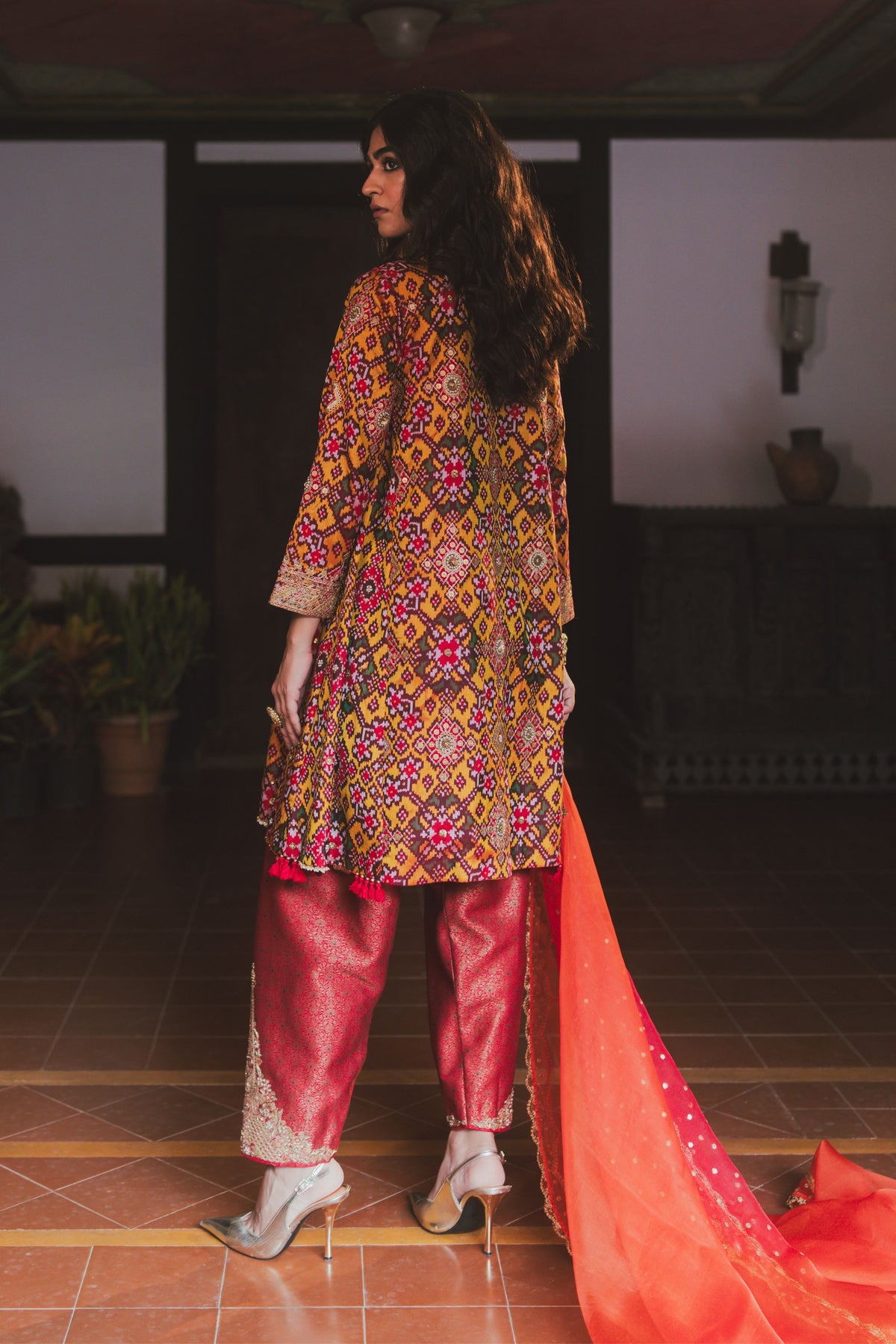 Charmi Mustard Kurta Set