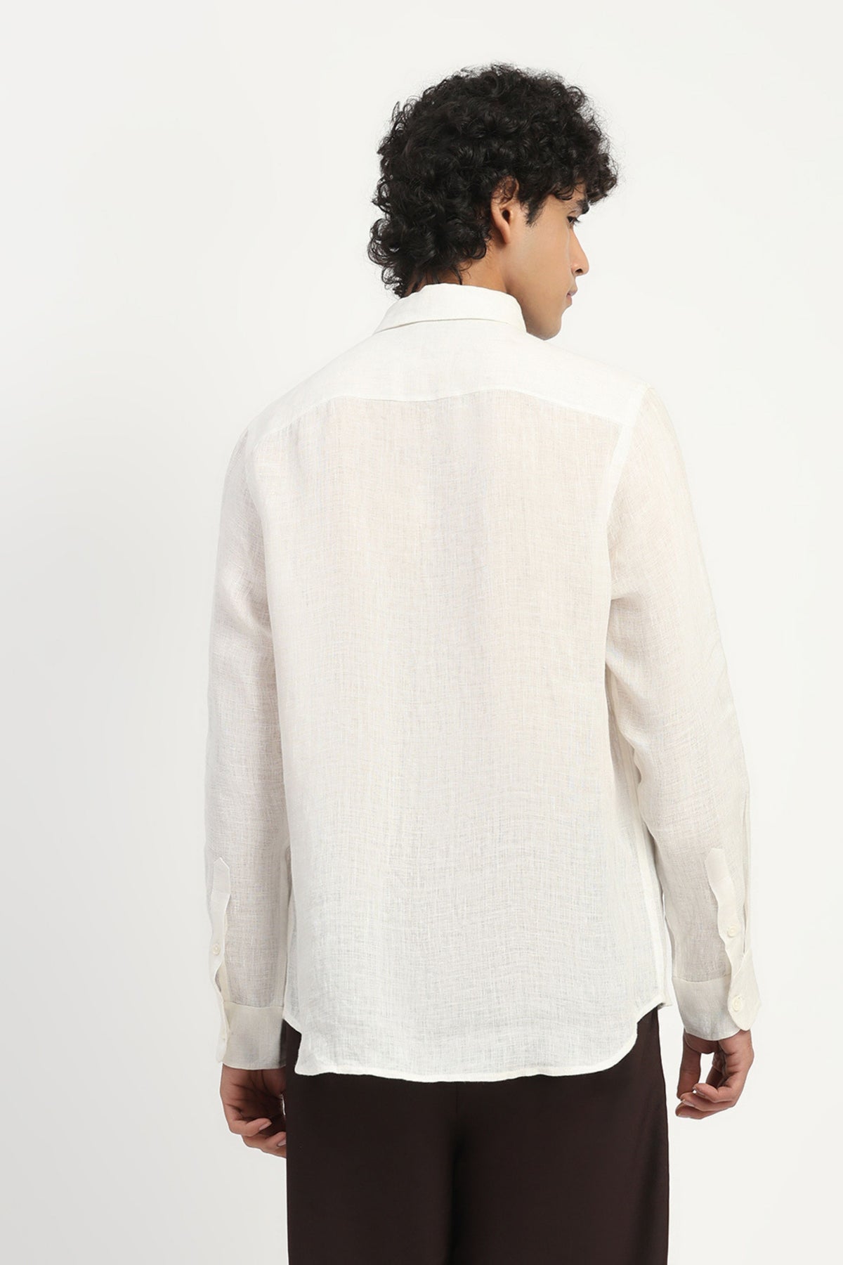 Ivory Applique Stripe Shirt