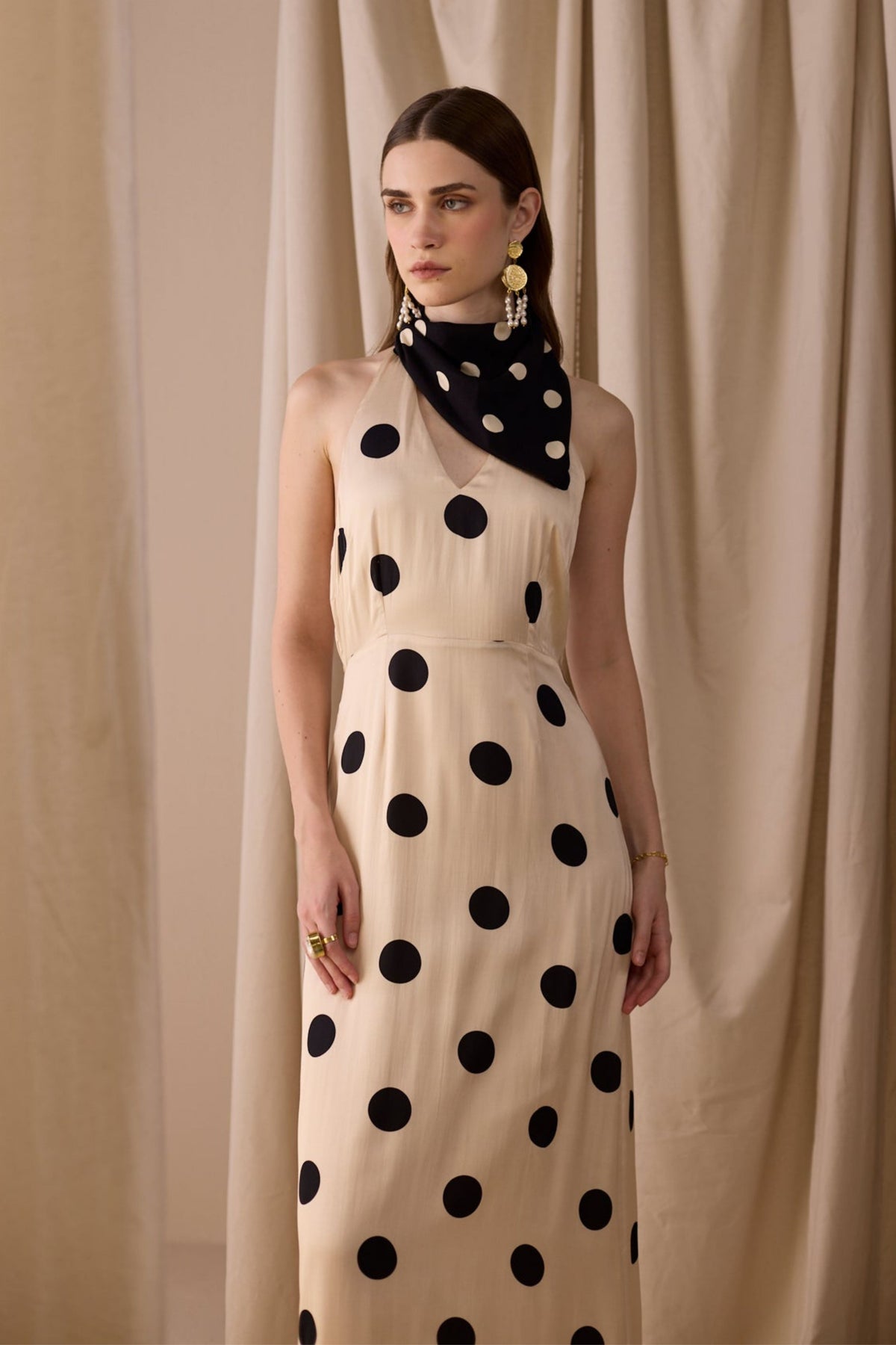 Vera Halter  Polka Dress