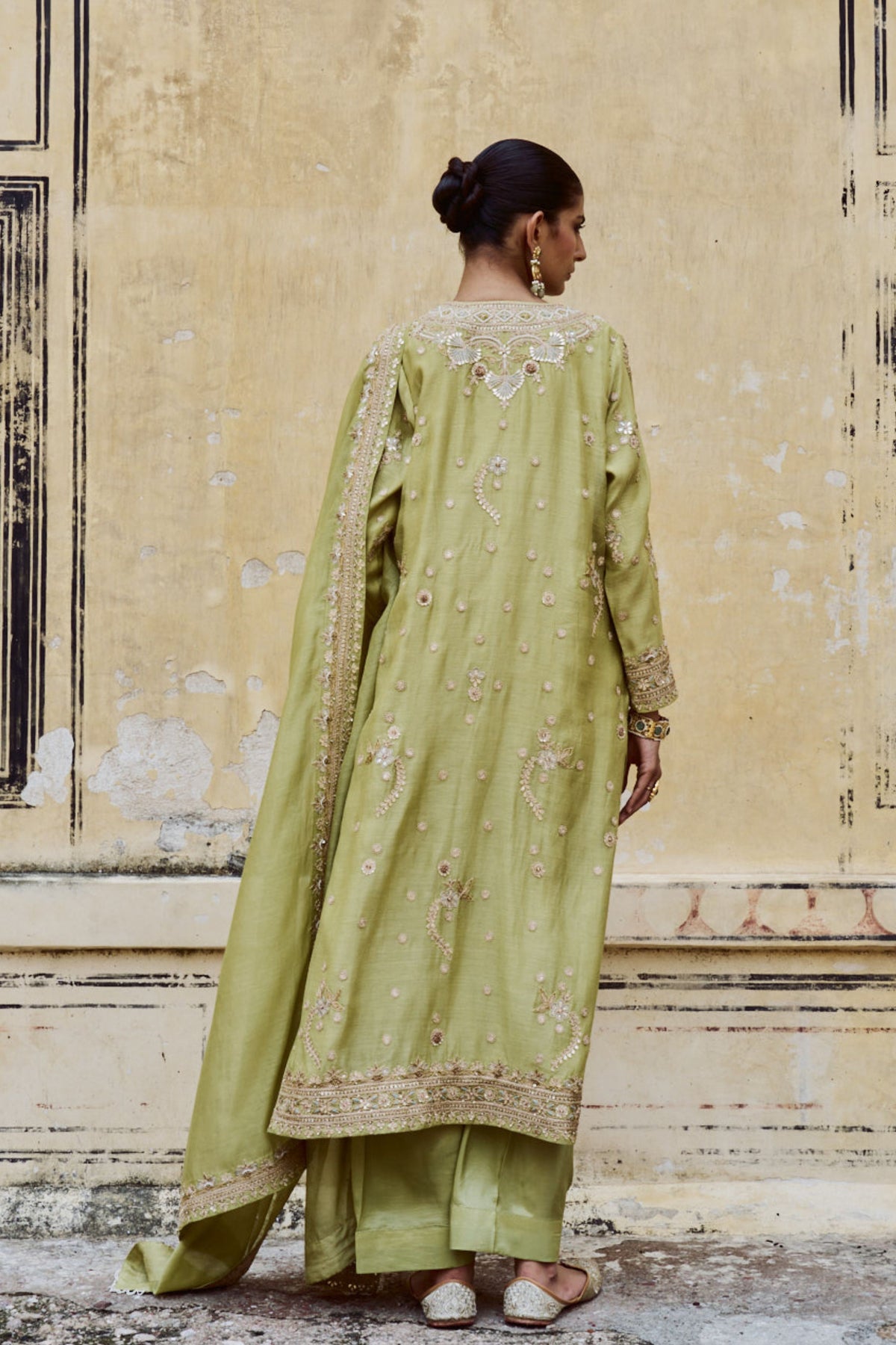 Green Tara Kurta Set