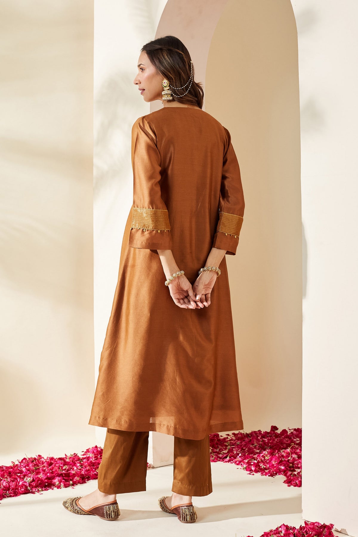 Brown Zohra Kurta Set