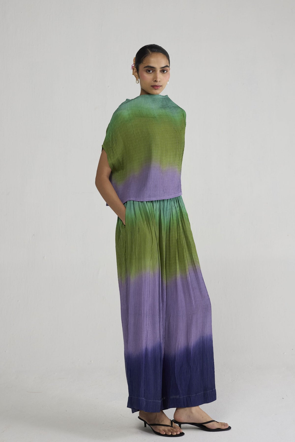 Hana Pintucks Top
