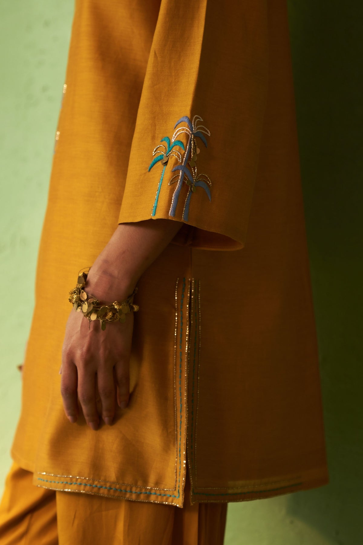 Palm Short Kurta Set
