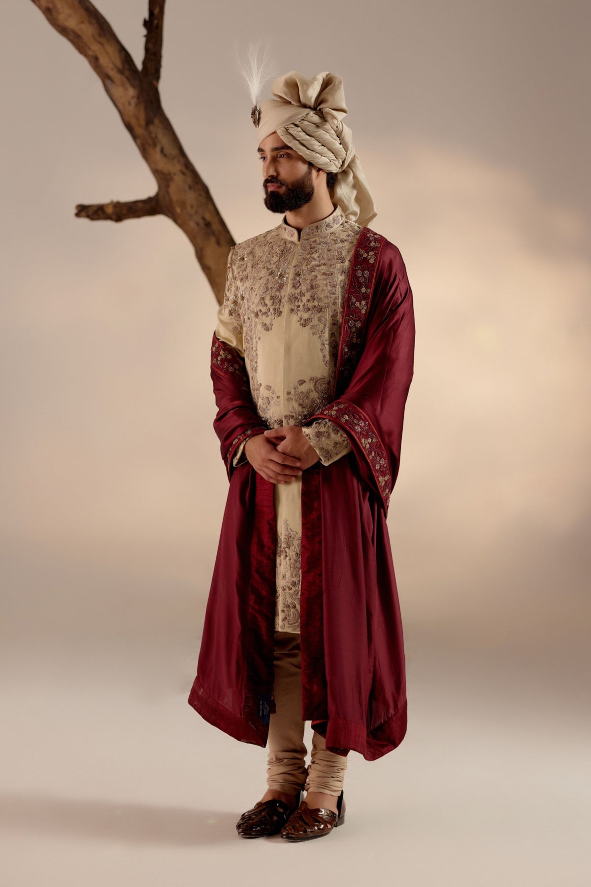 Sand Ridge Sherwani Set