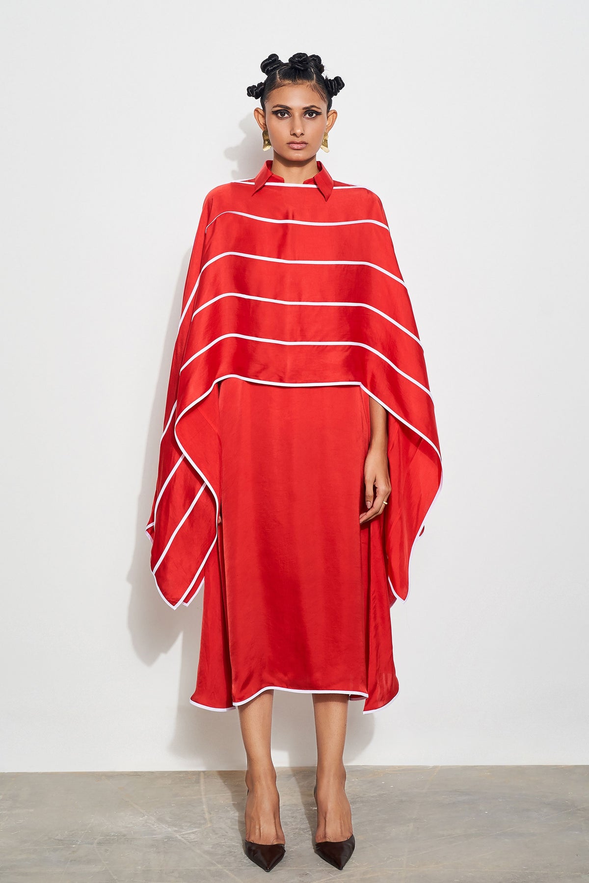 Tape Cape Dress