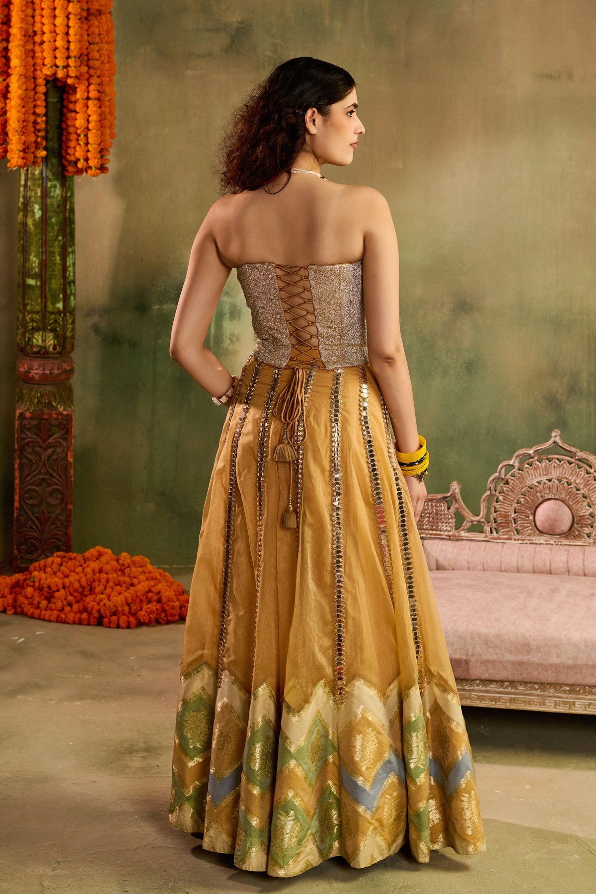 Chamkeeli Haldi Sharara Set