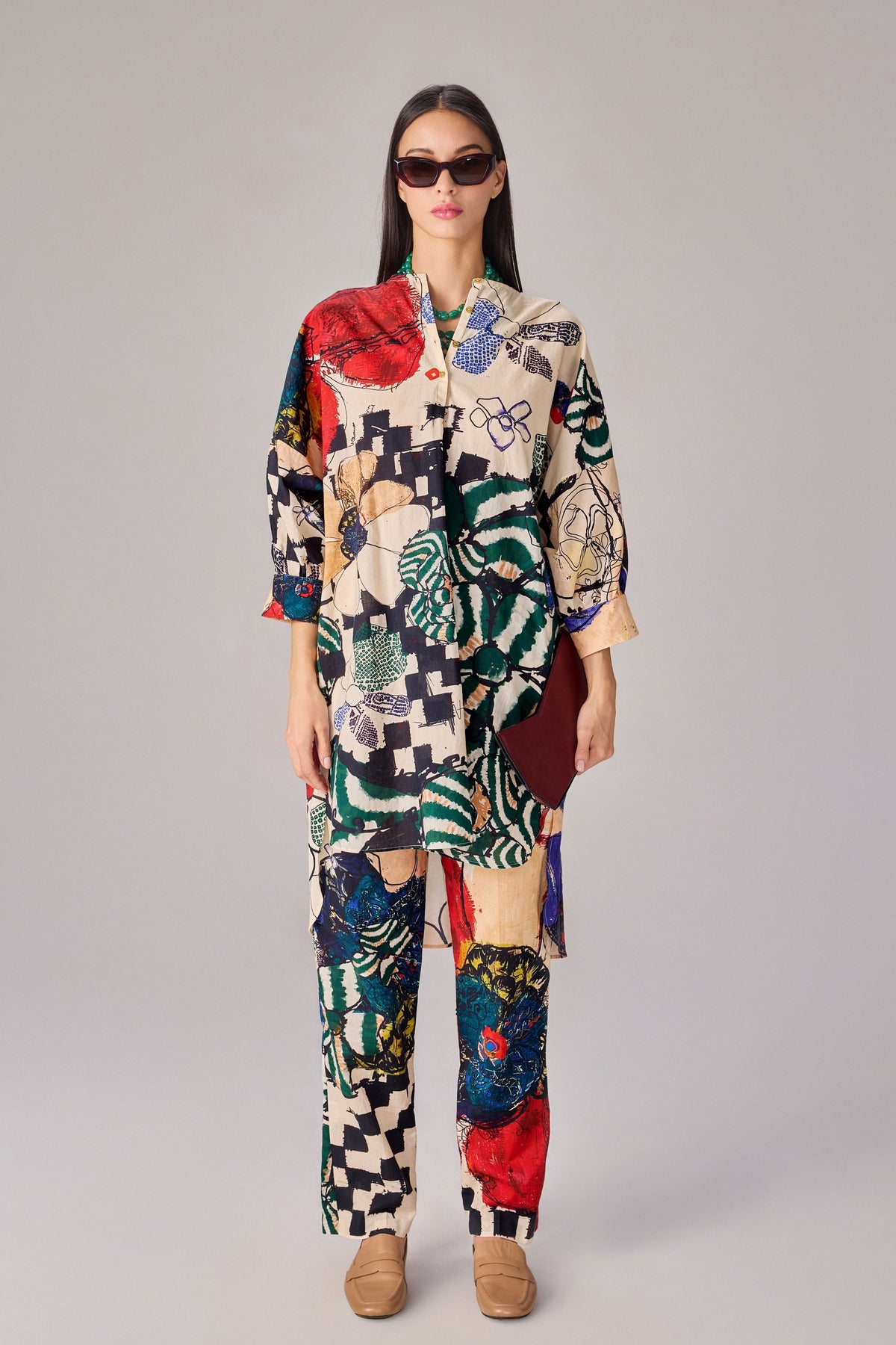 Vintage Block Akira Tunic