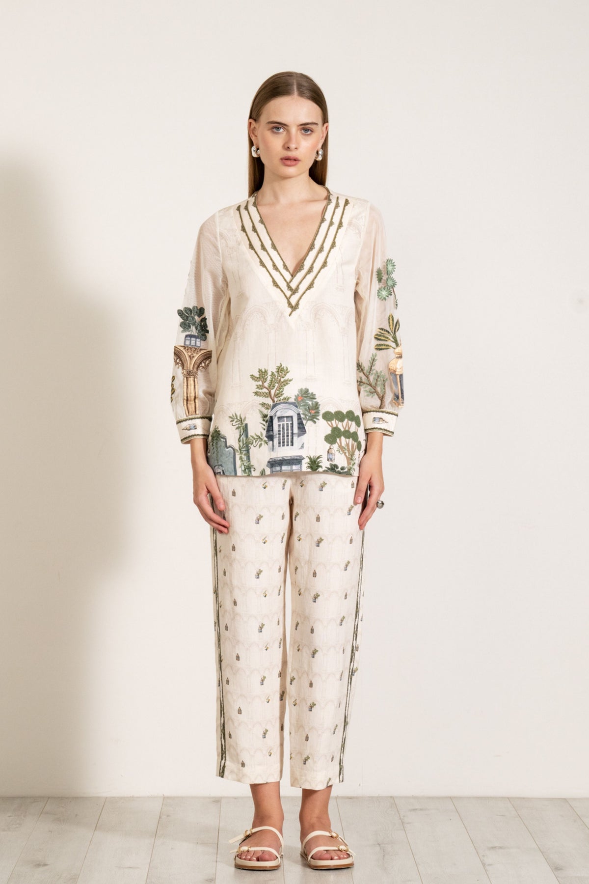 Annabella V Neck Blouse