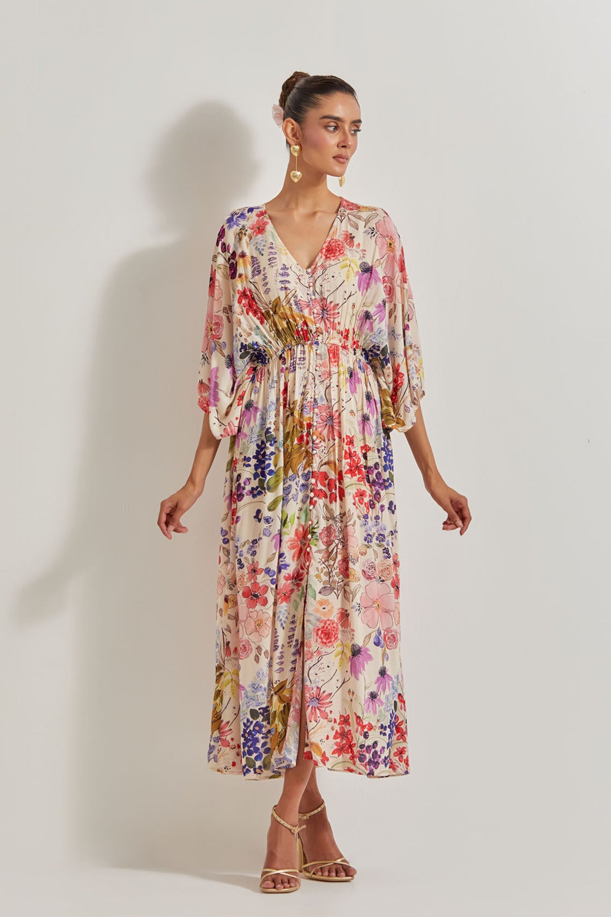Blooming Burst Rayon Dress