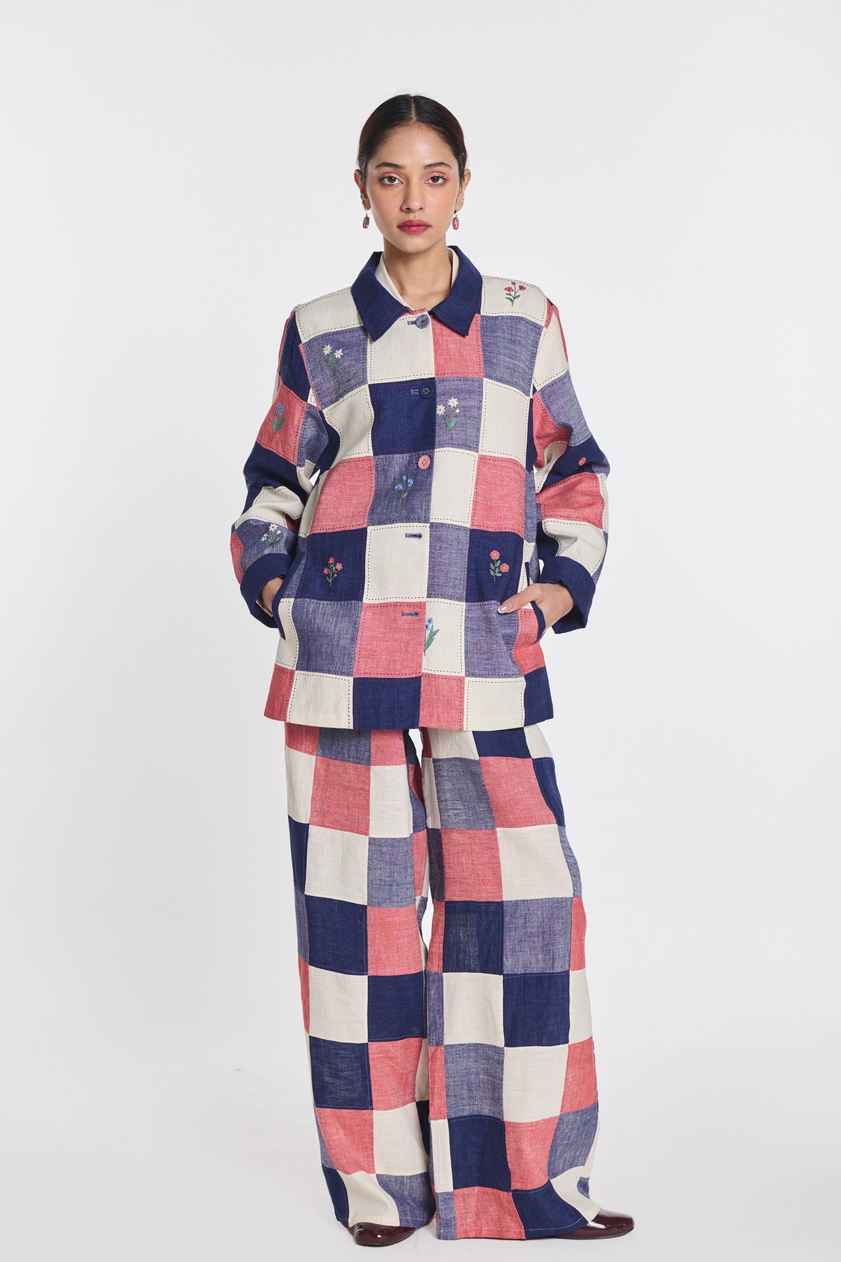 Gazania Patchwork Pants