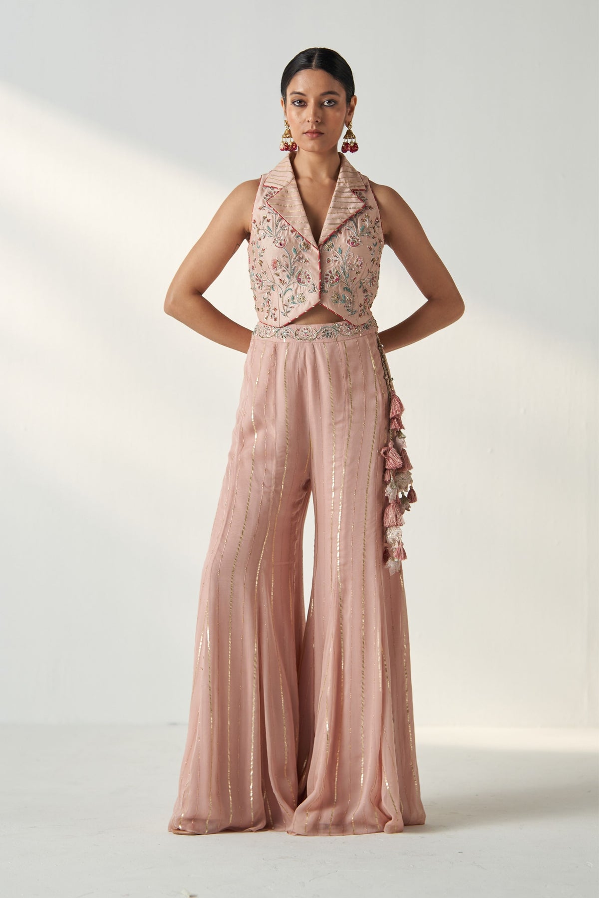 Ridhi Blush Pink Sharara Set