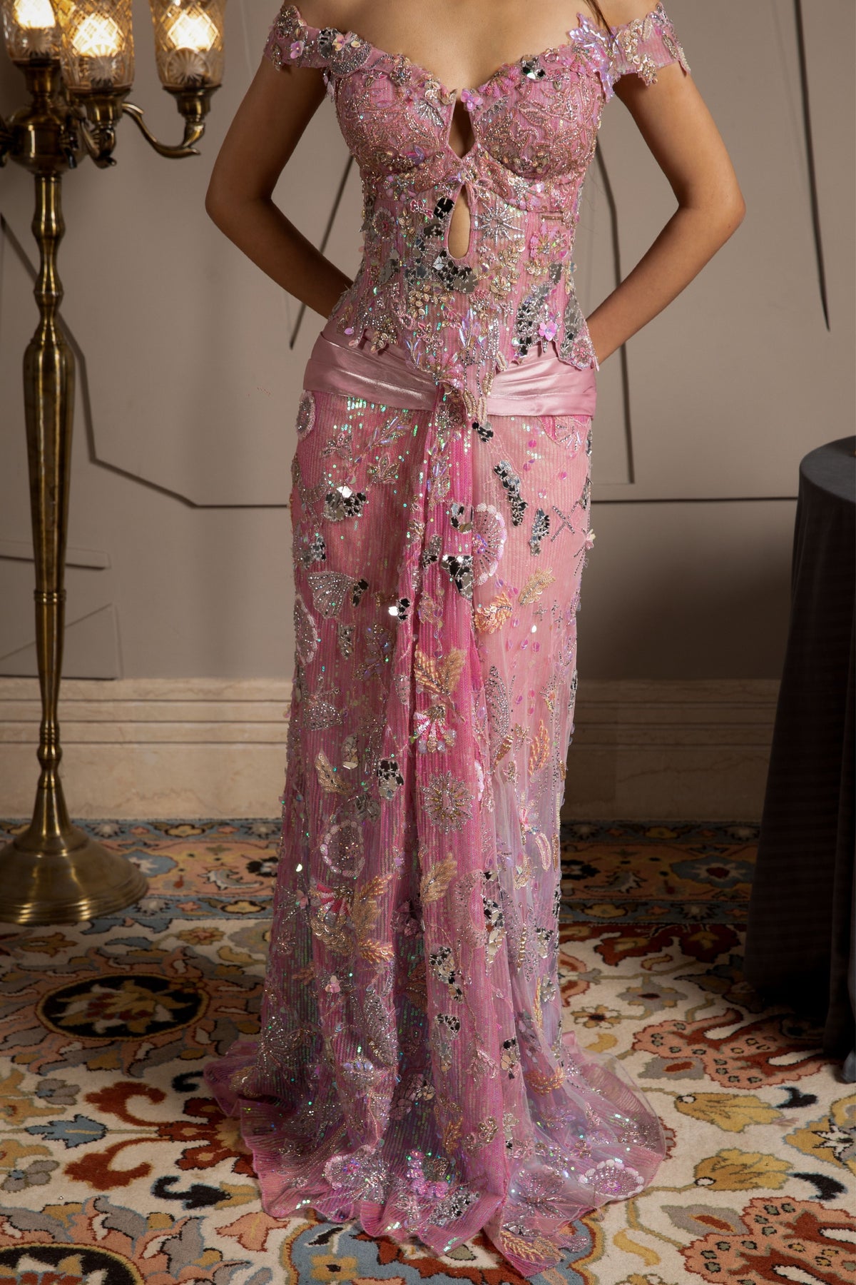 Lura Drape Saree Set