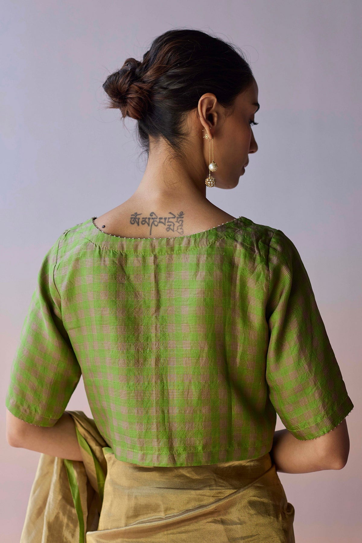 Lightwoven Green Blouse