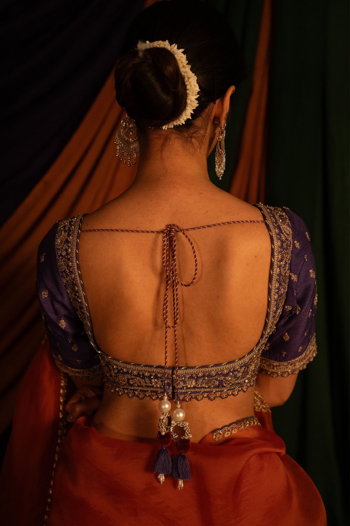 Kumkumi Kesar Saree Set