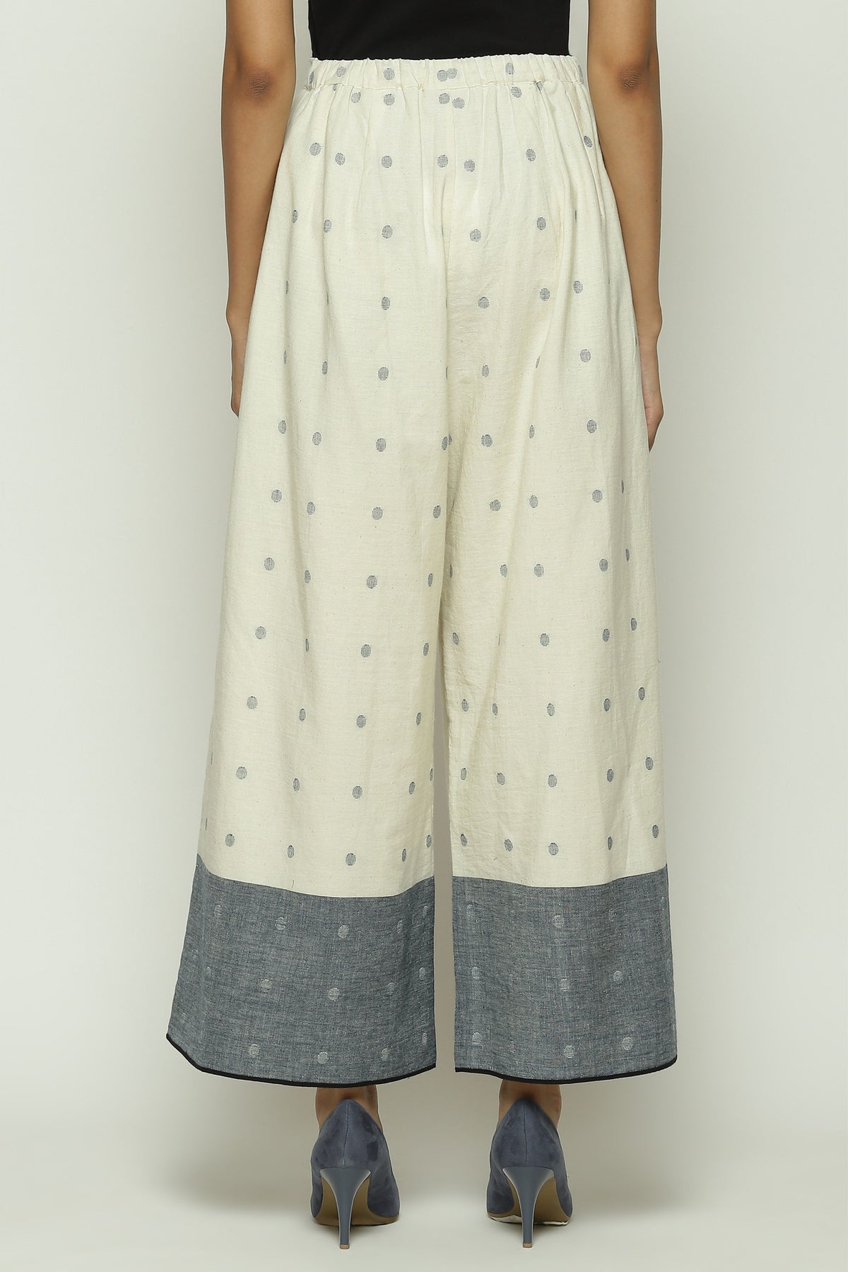 Border Jamdani Dots Trouser