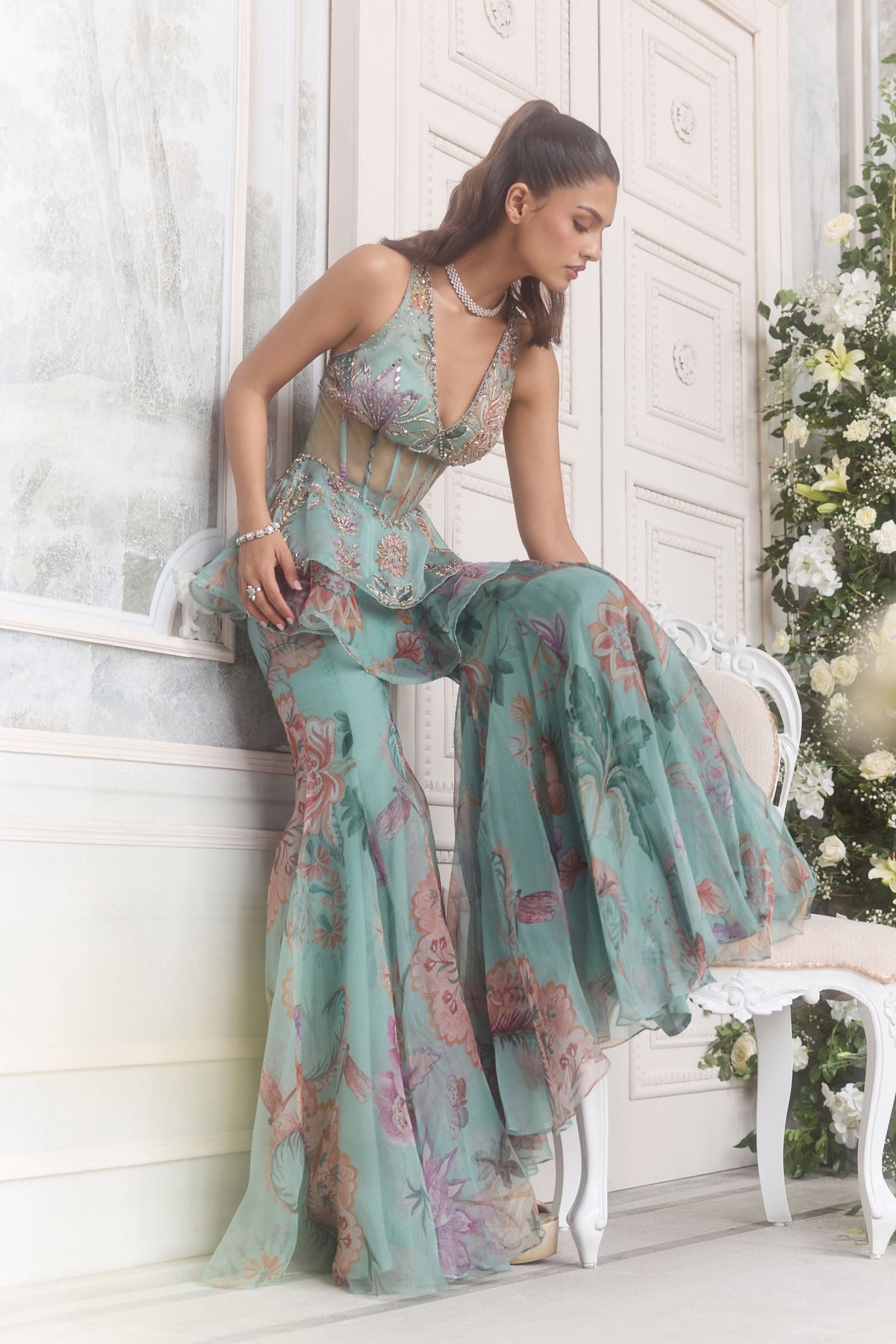 Hawa Sharara Set