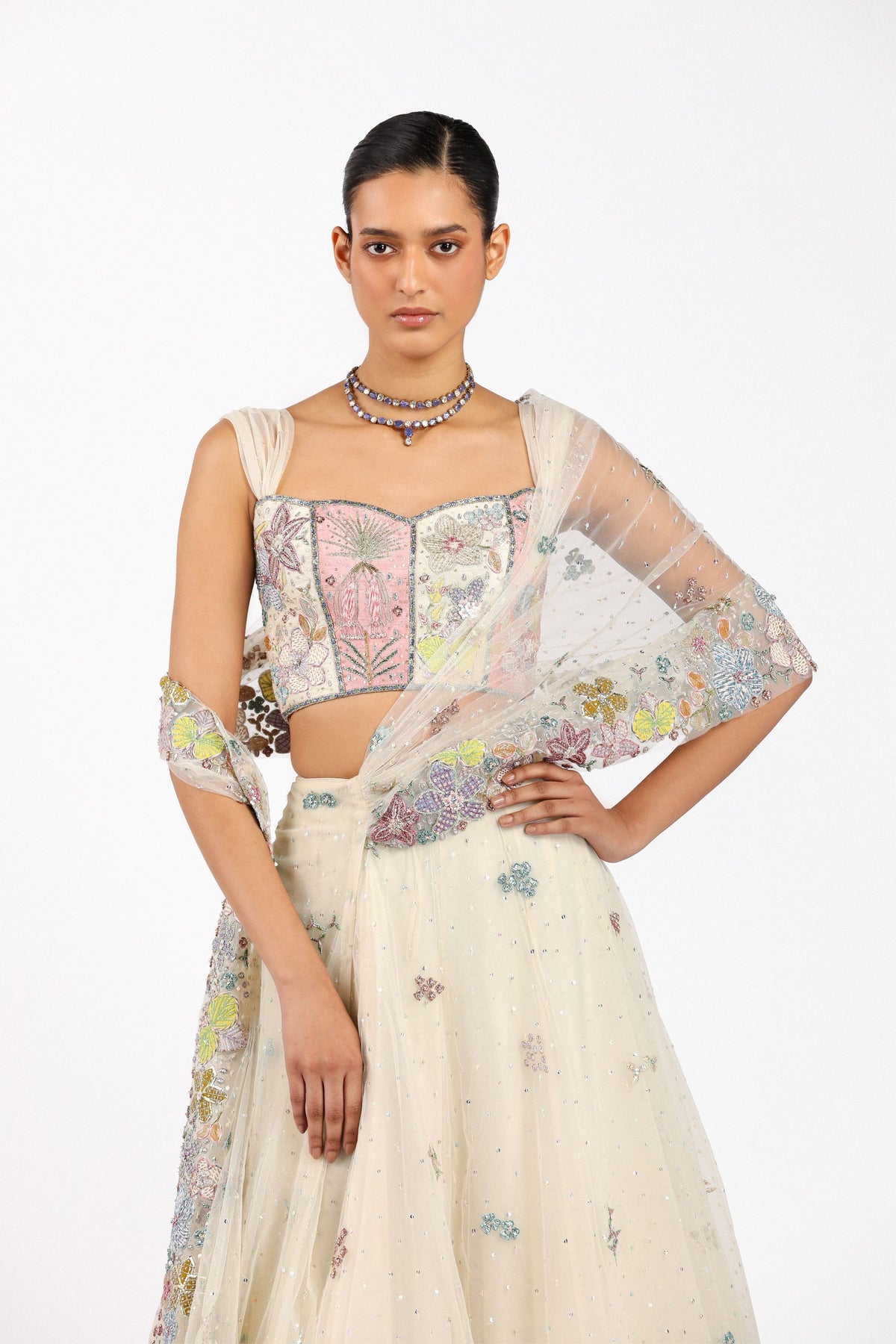 Azalee Draped Lehenga Set