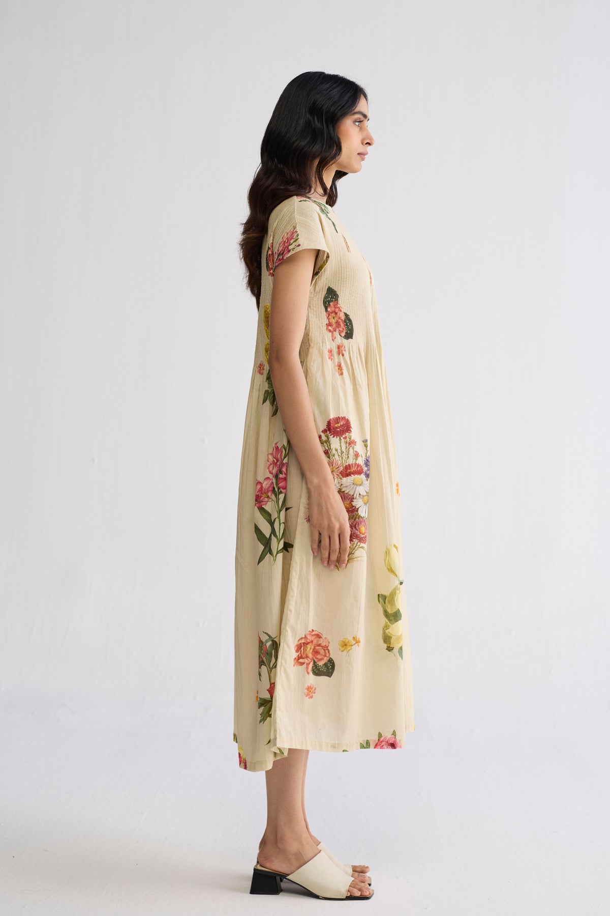 Primavera Pintucks Dress