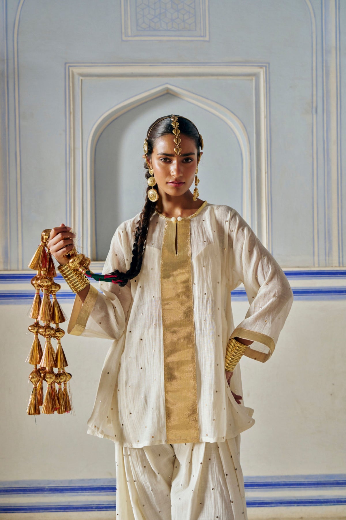 Ivory Tunic Set